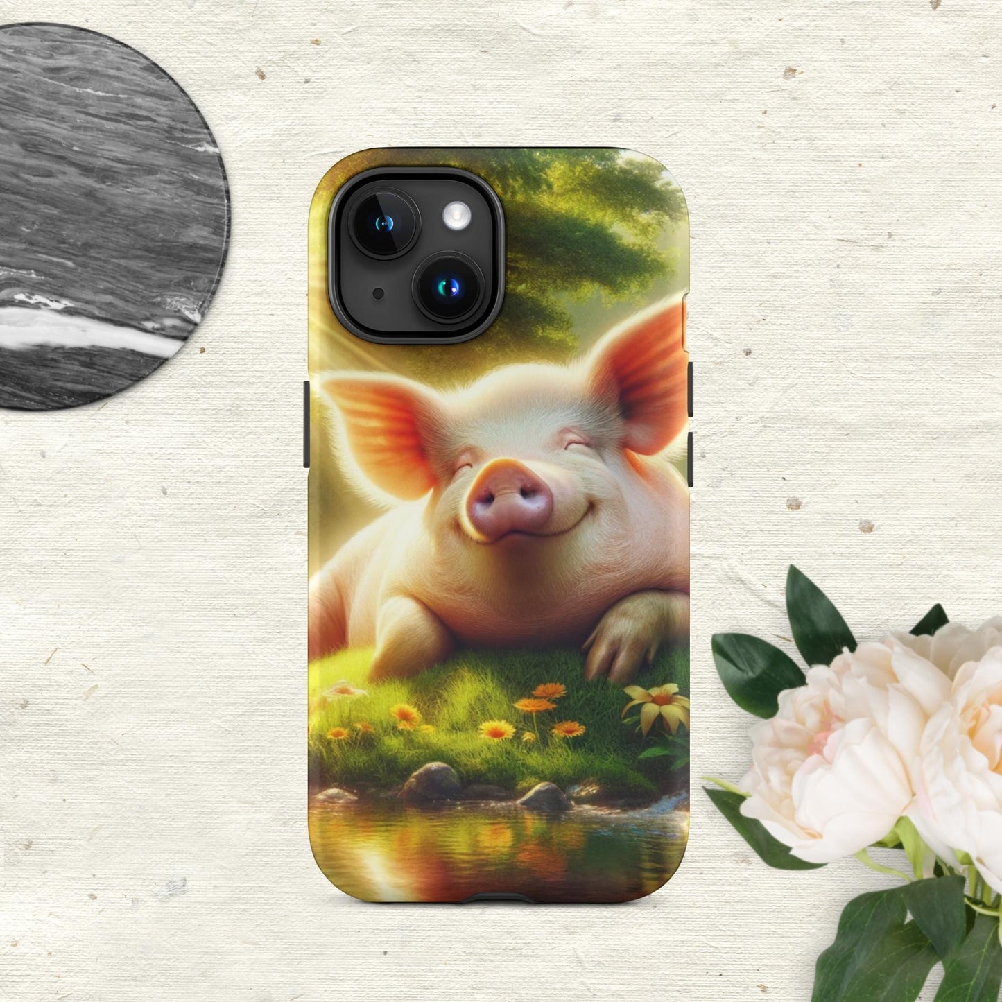 The Hologram Hook Up Matte / iPhone 15 Pig Tough Case for iPhone®