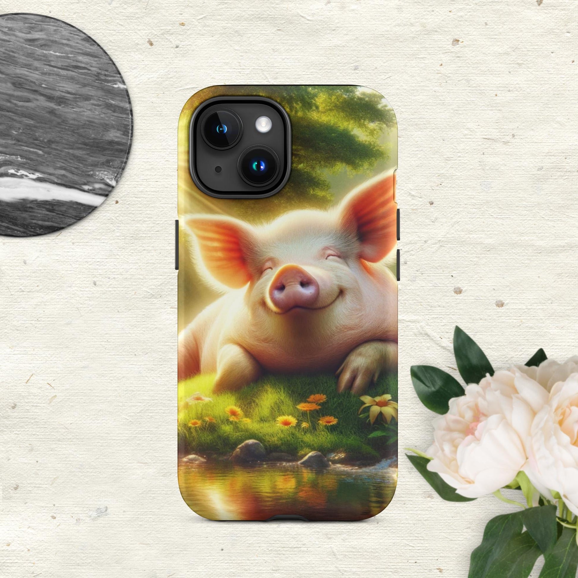 The Hologram Hook Up Matte / iPhone 15 Pig Tough Case for iPhone®