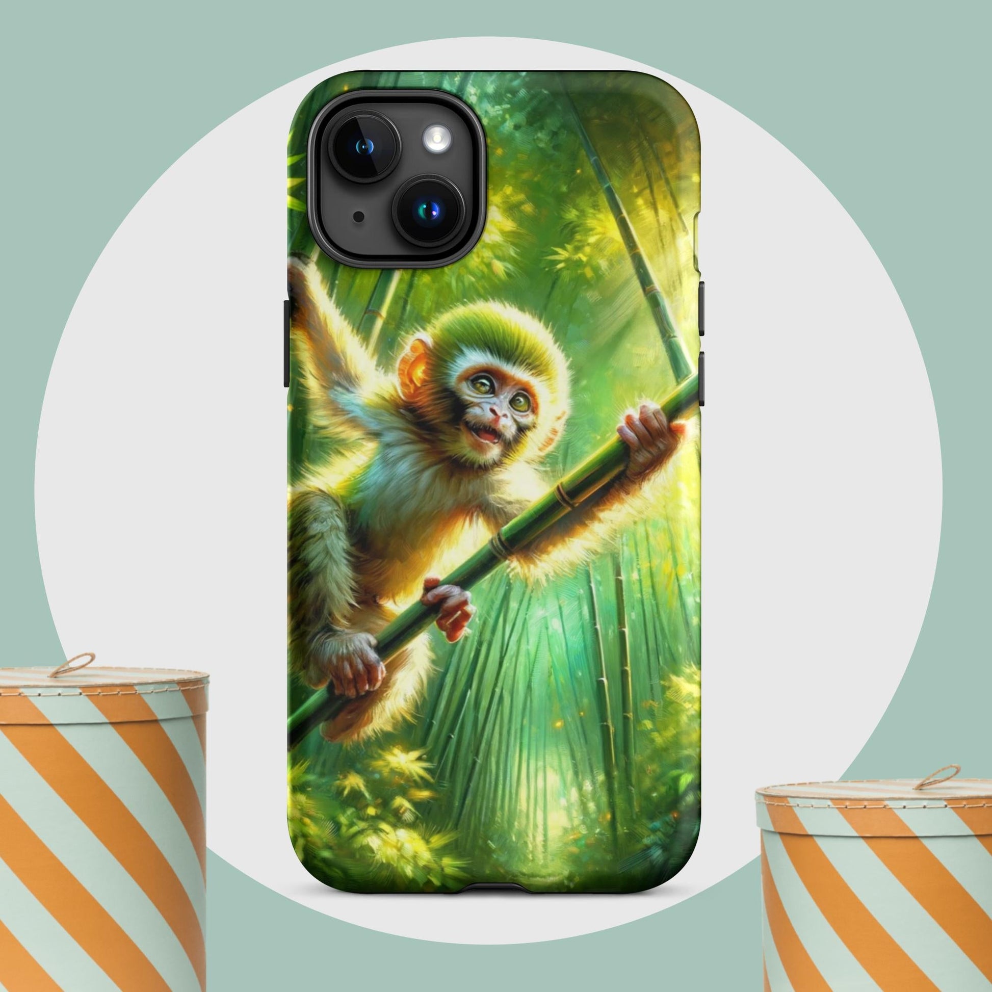 The Hologram Hook Up Matte / iPhone 15 Plus Monkey Tough Case for iPhone®