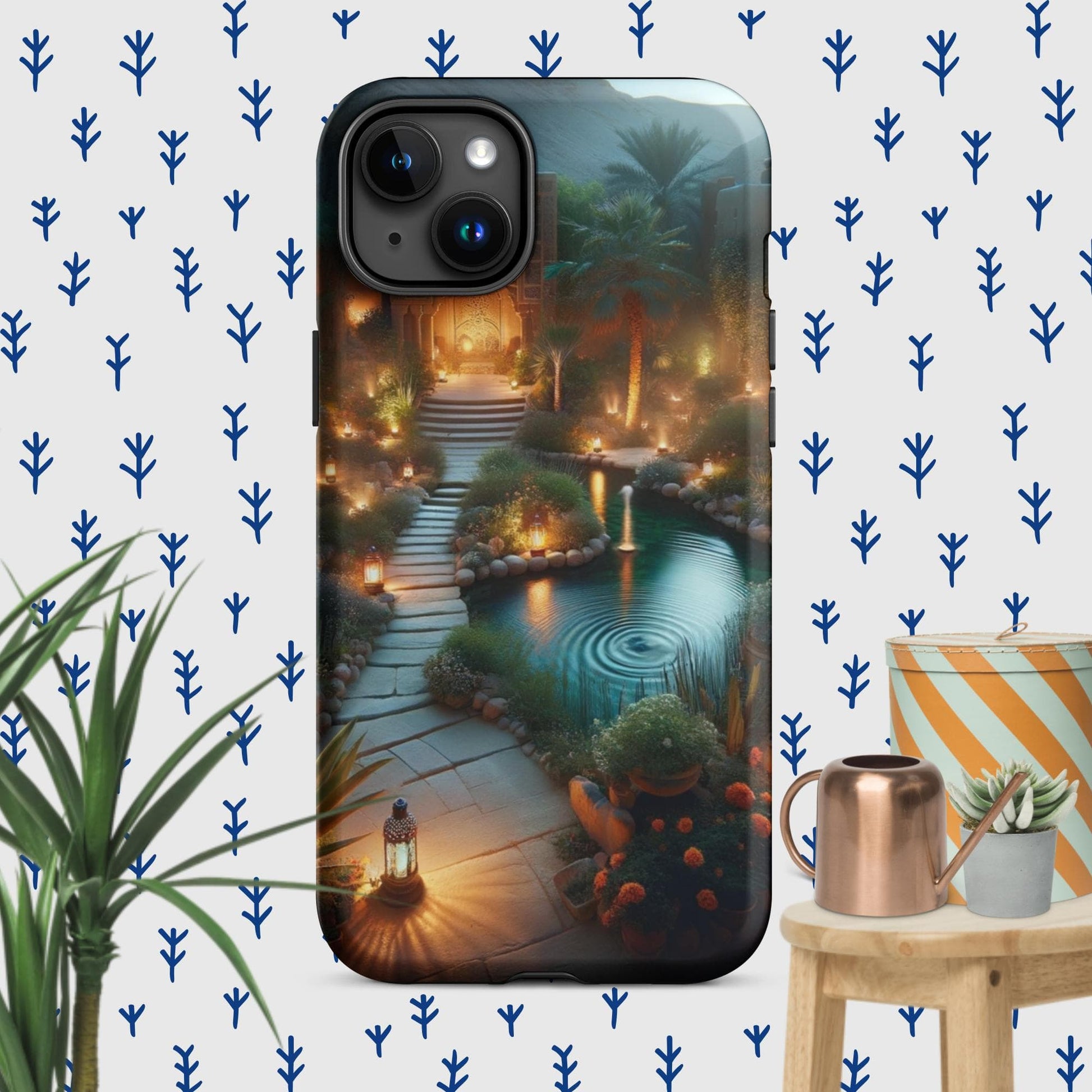 The Hologram Hook Up Matte / iPhone 15 Plus Peaceful Tranquility Tough Case for iPhone®