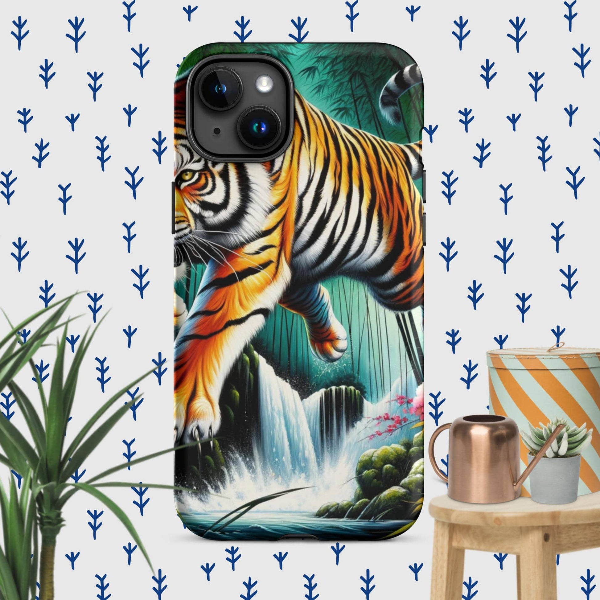 The Hologram Hook Up Matte / iPhone 15 Plus Tiger Tough Case for iPhone®