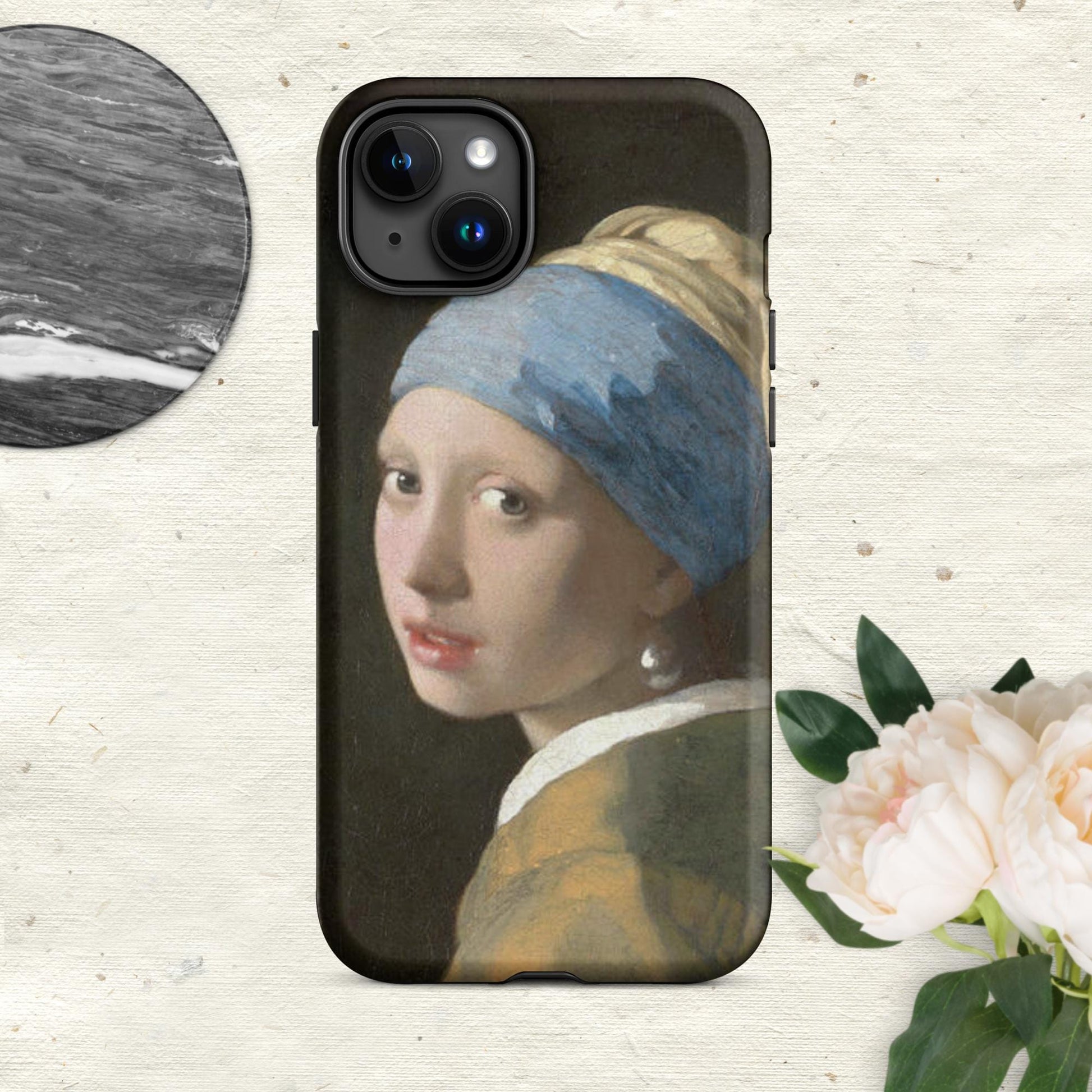 The Hologram Hook Up Matte / iPhone 15 Plus Vermeer's Pearl Tough Case for iPhone®