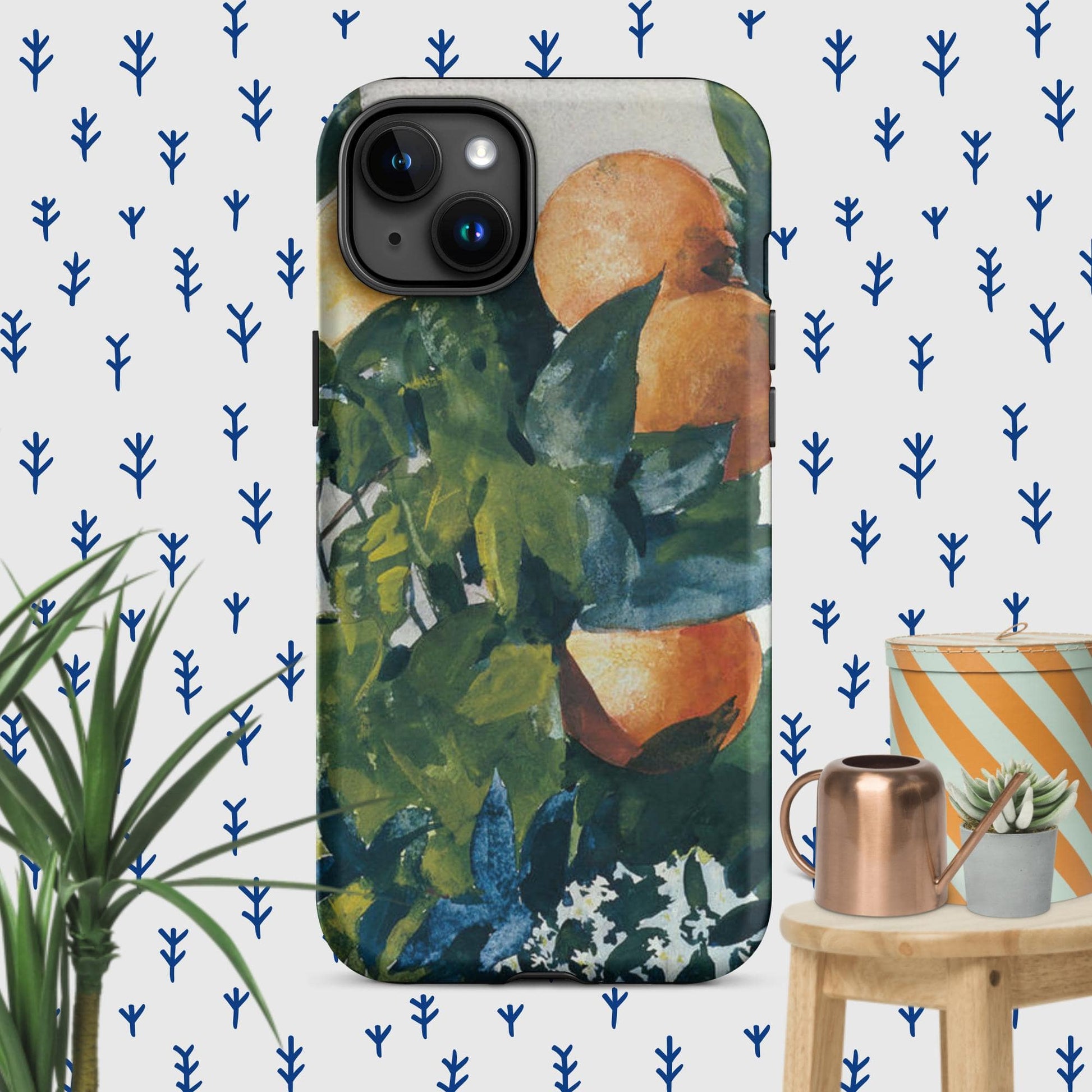 The Hologram Hook Up Matte / iPhone 15 Plus Winslow's Oranges Tough Case for iPhone®