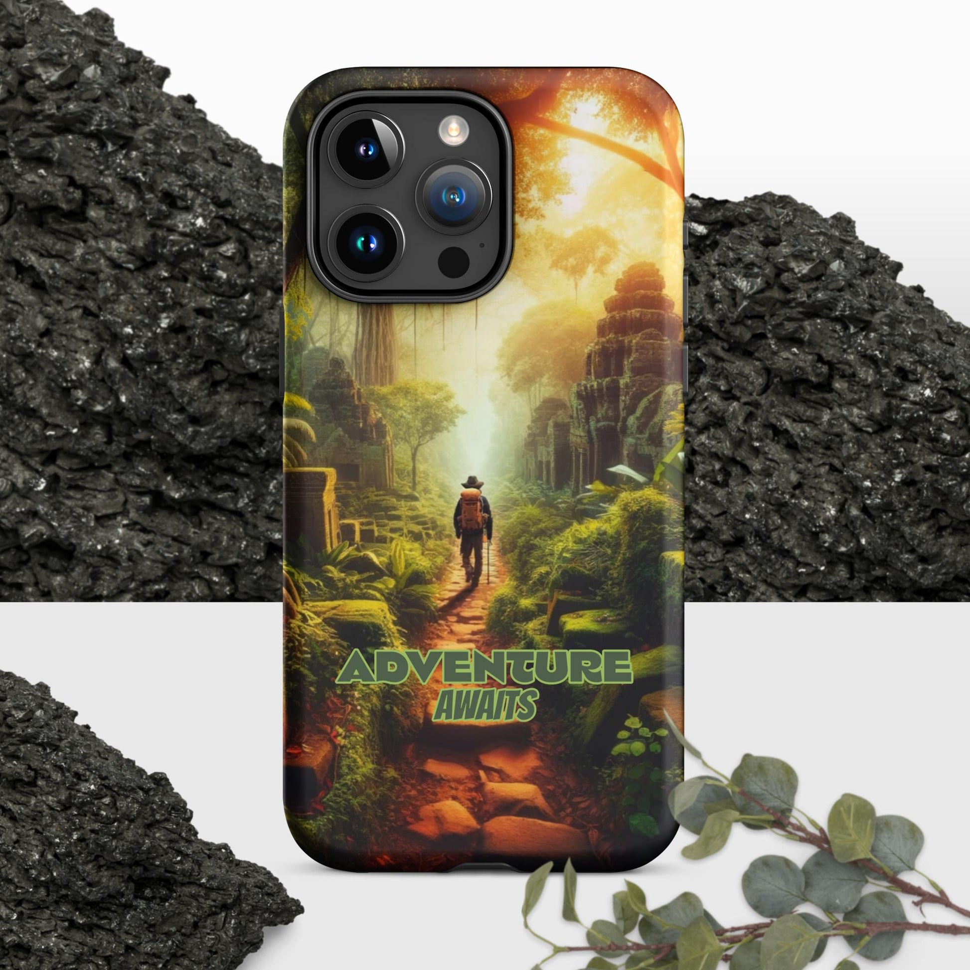 Trendyguard Matte / iPhone 15 Pro Max Adventure Awaits Tough Case for iPhone®