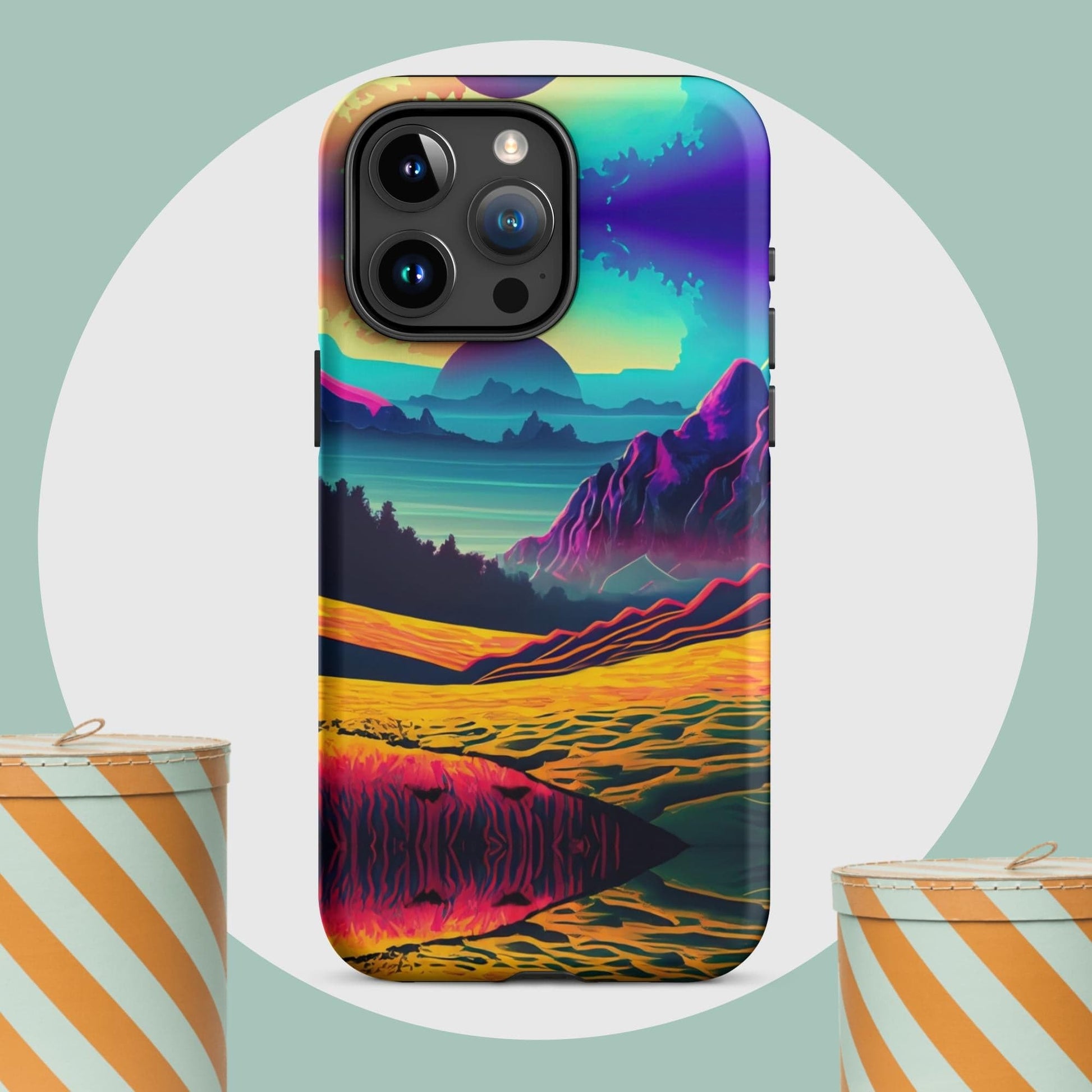 The Hologram Hook Up Matte / iPhone 15 Pro Max New Horizons Tough Case for iPhone®