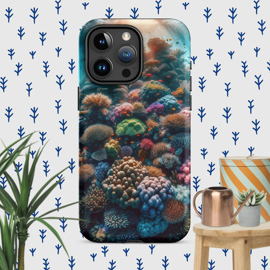 The Hologram Hook Up Matte / iPhone 15 Pro Max Reefer Tough Case for iPhone®