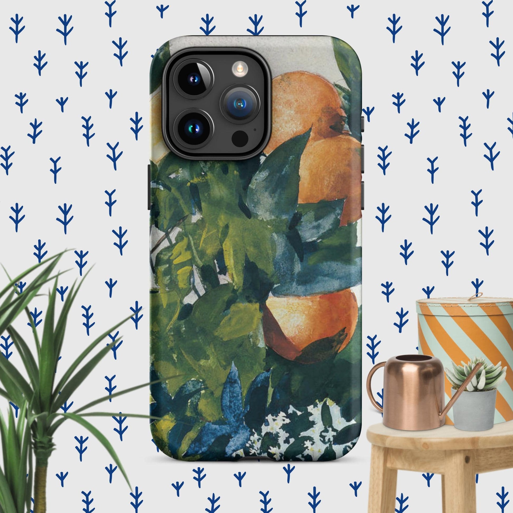 The Hologram Hook Up Matte / iPhone 15 Pro Max Winslow's Oranges Tough Case for iPhone®