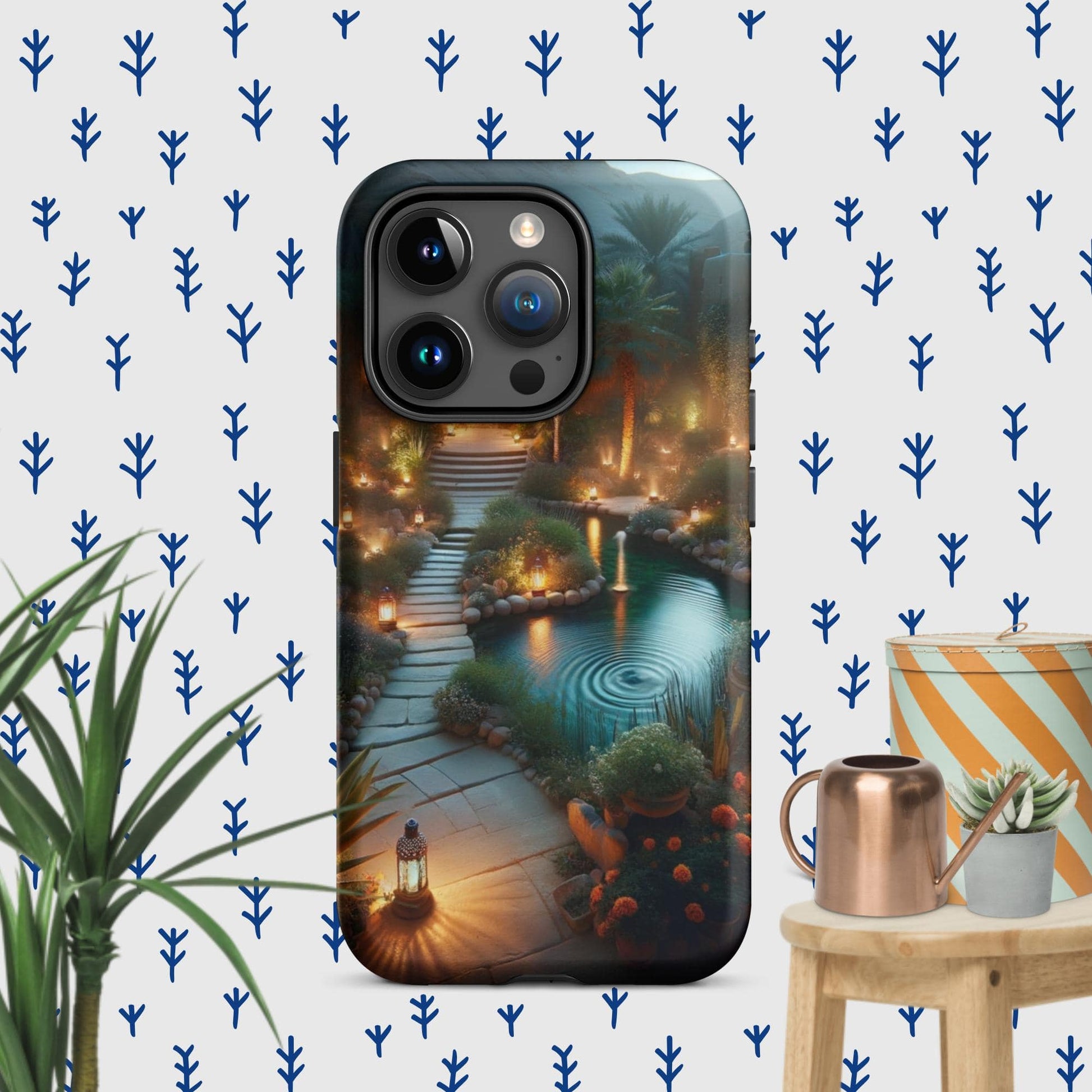 The Hologram Hook Up Matte / iPhone 15 Pro Peaceful Tranquility Tough Case for iPhone®