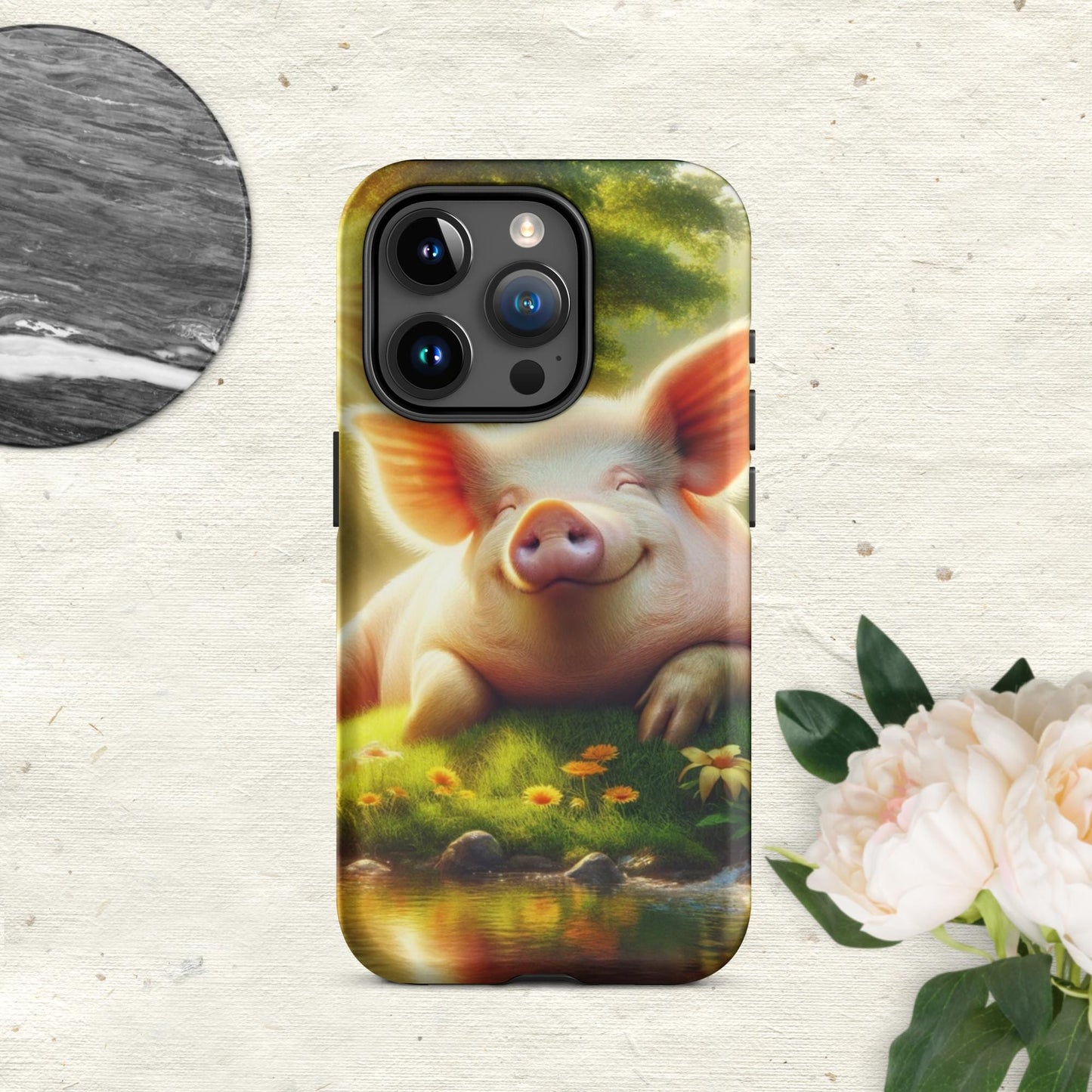 The Hologram Hook Up Matte / iPhone 15 Pro Pig Tough Case for iPhone®