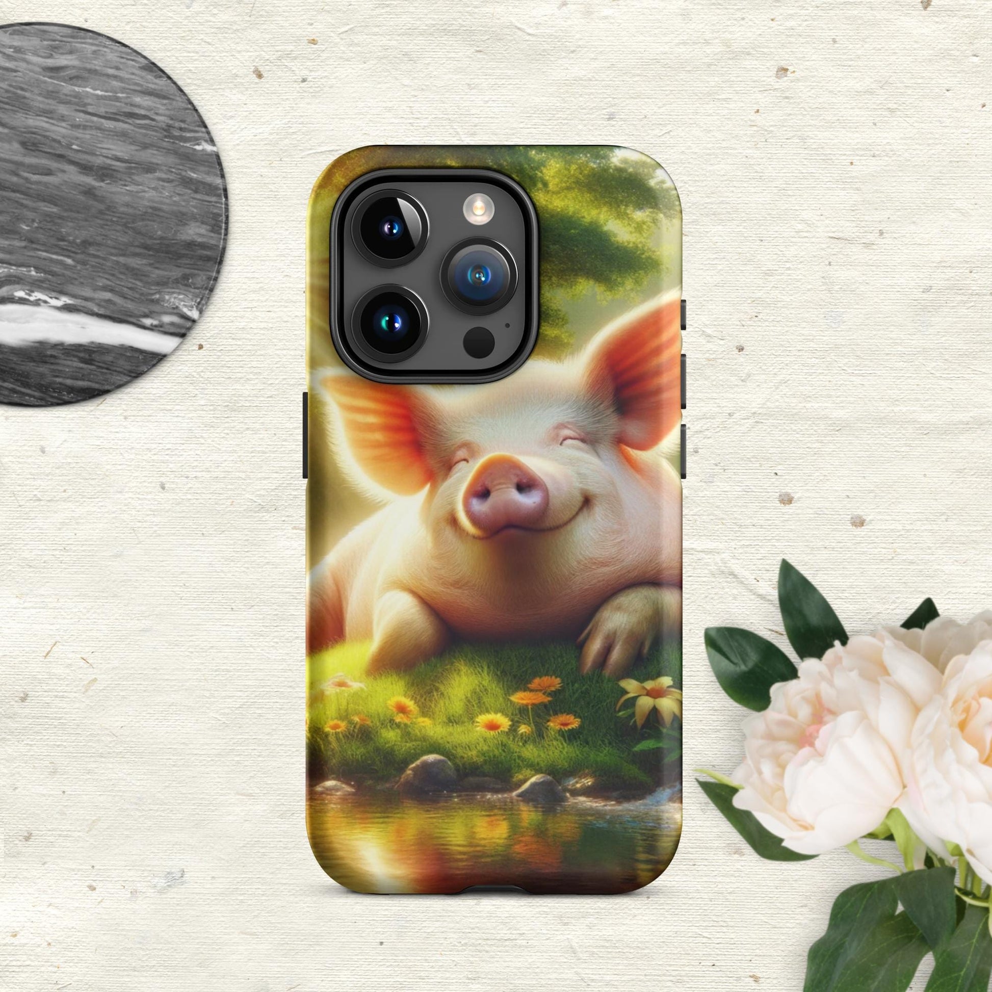 The Hologram Hook Up Matte / iPhone 15 Pro Pig Tough Case for iPhone®