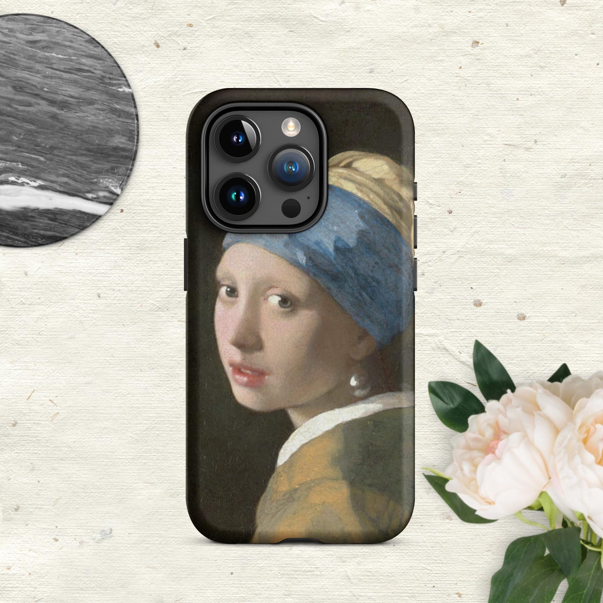 The Hologram Hook Up Matte / iPhone 15 Pro Vermeer's Pearl Tough Case for iPhone®