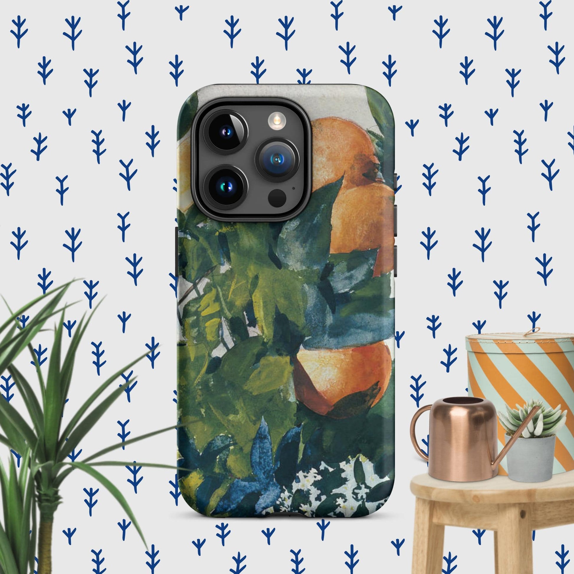 The Hologram Hook Up Matte / iPhone 15 Pro Winslow's Oranges Tough Case for iPhone®