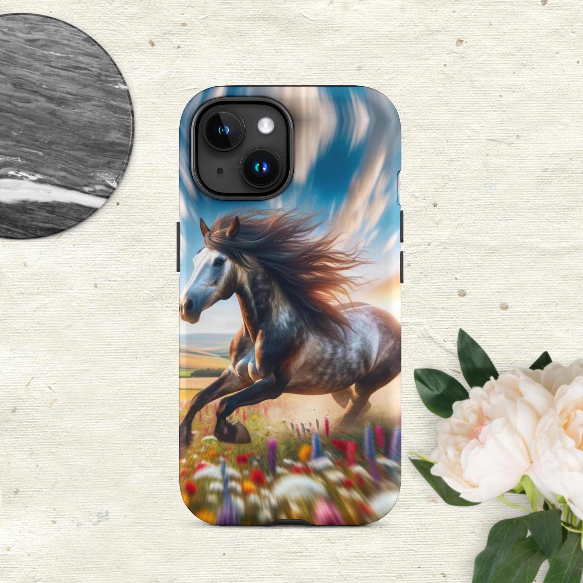 The Hologram Hook Up Matte / iPhone 15 Speed Horse Tough Case for iPhone®