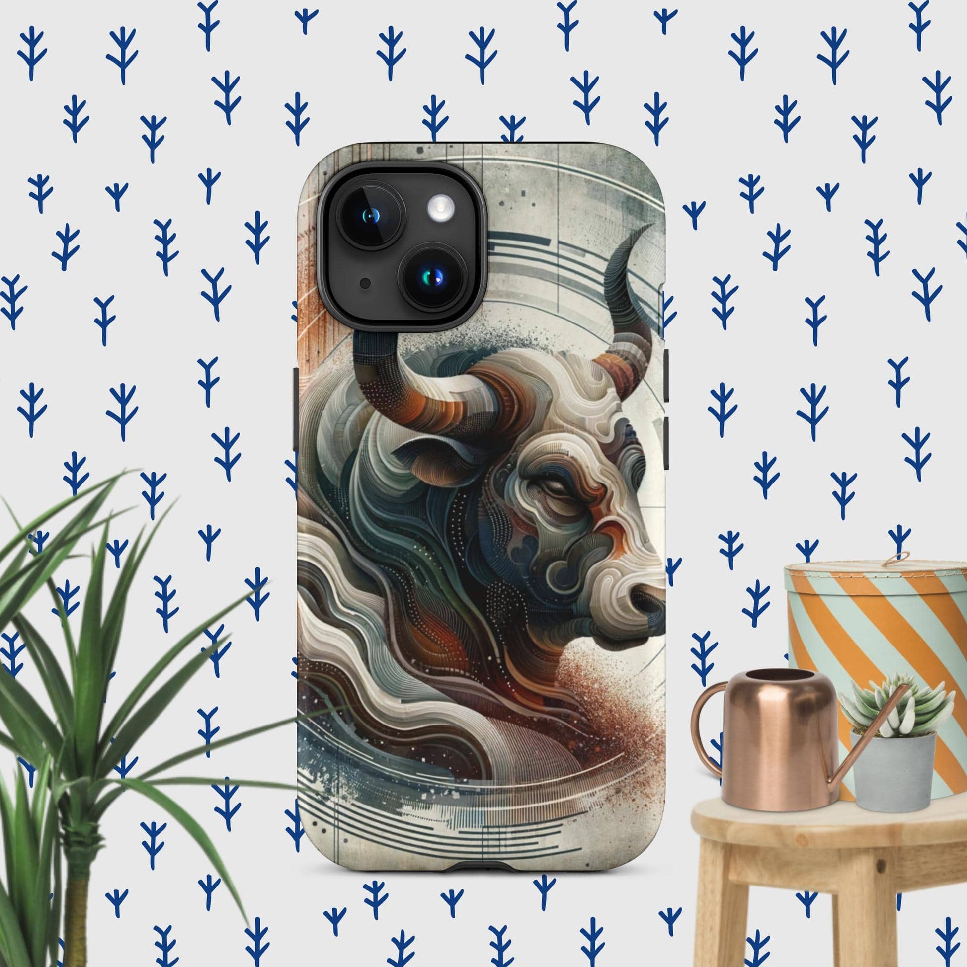 The Hologram Hook Up Matte / iPhone 15 Taurus Tough Case for iPhone®
