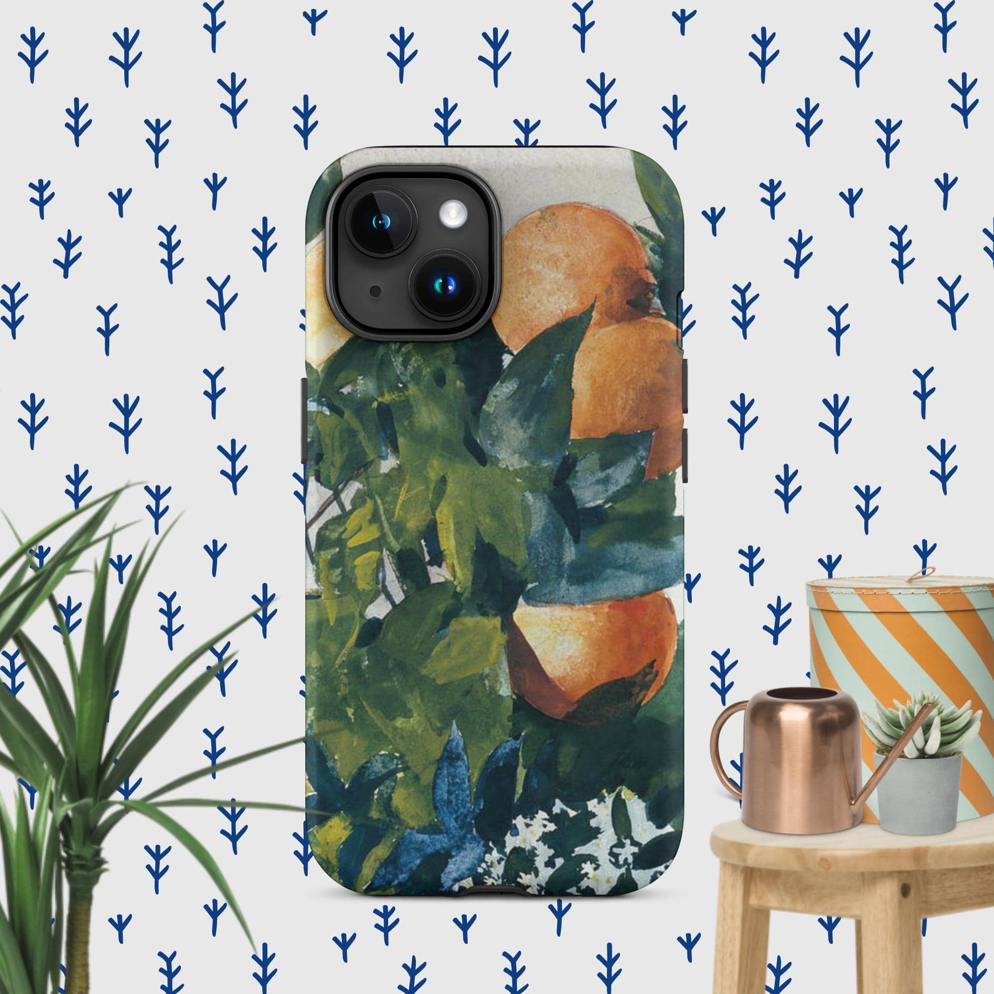 The Hologram Hook Up Matte / iPhone 15 Winslow's Oranges Tough Case for iPhone®