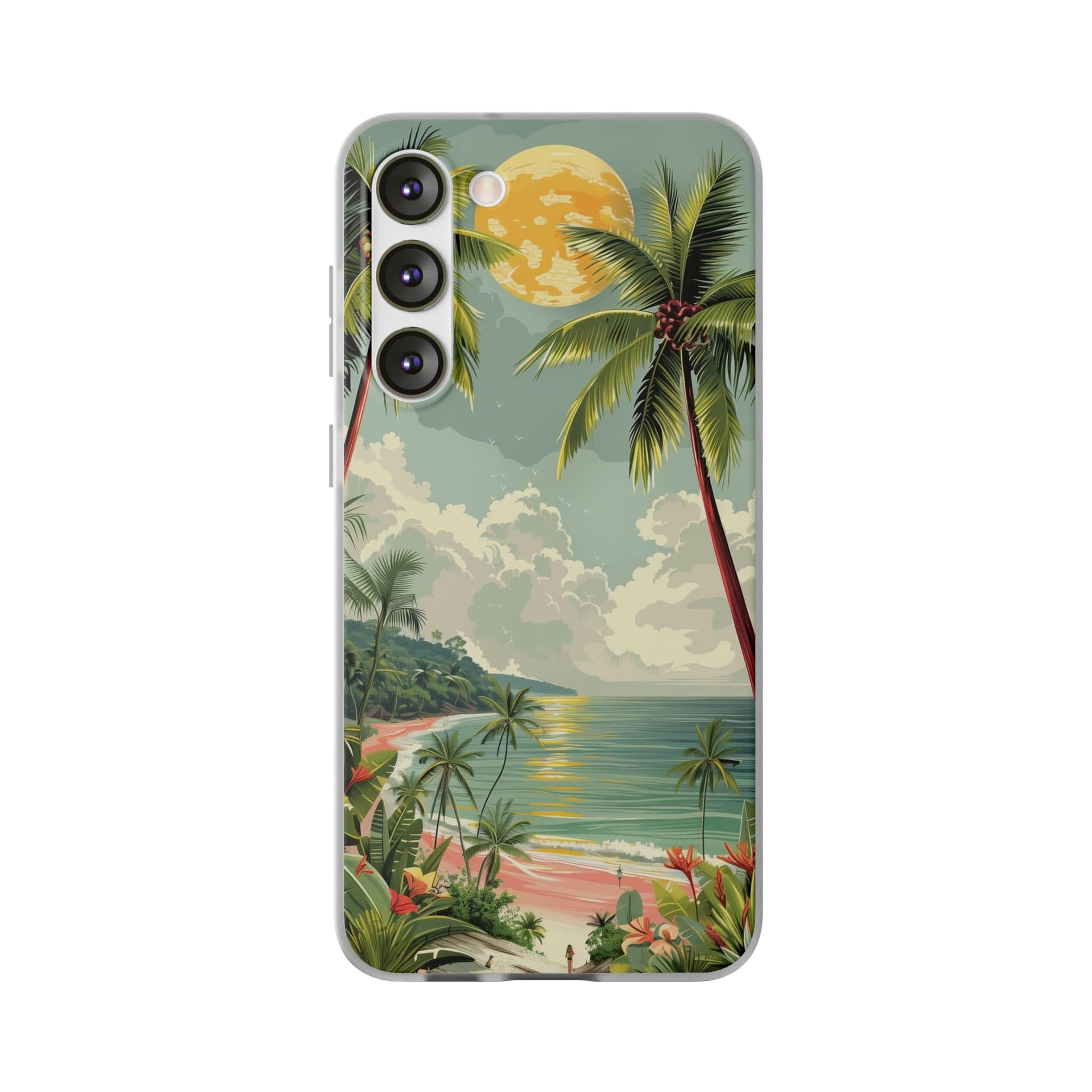 Printify Phone Case Samsung Galaxy S23 Plus Summer Beach Vibes Flexi Cases