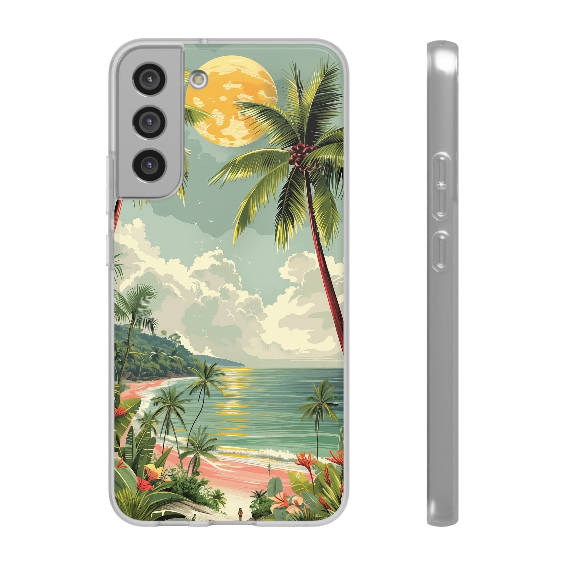 Printify Phone Case Summer Beach Vibes Flexi Cases
