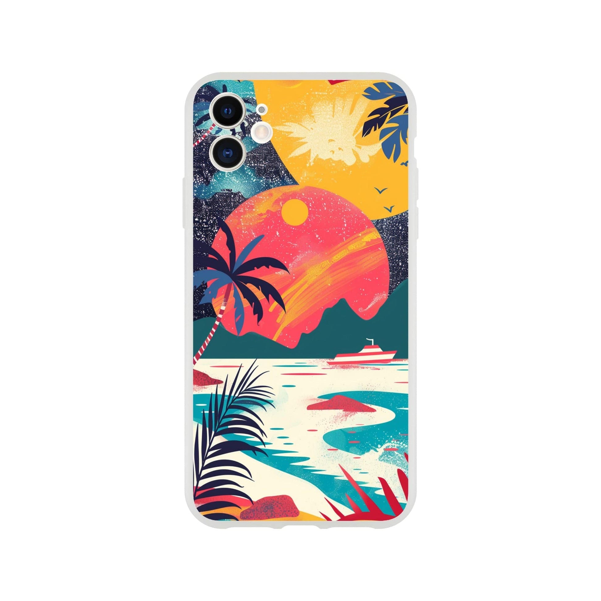 TrendyGuard Print Material Flexi case / Apple - iPhone 11 Retro Sun iPhone & Samsung Cases