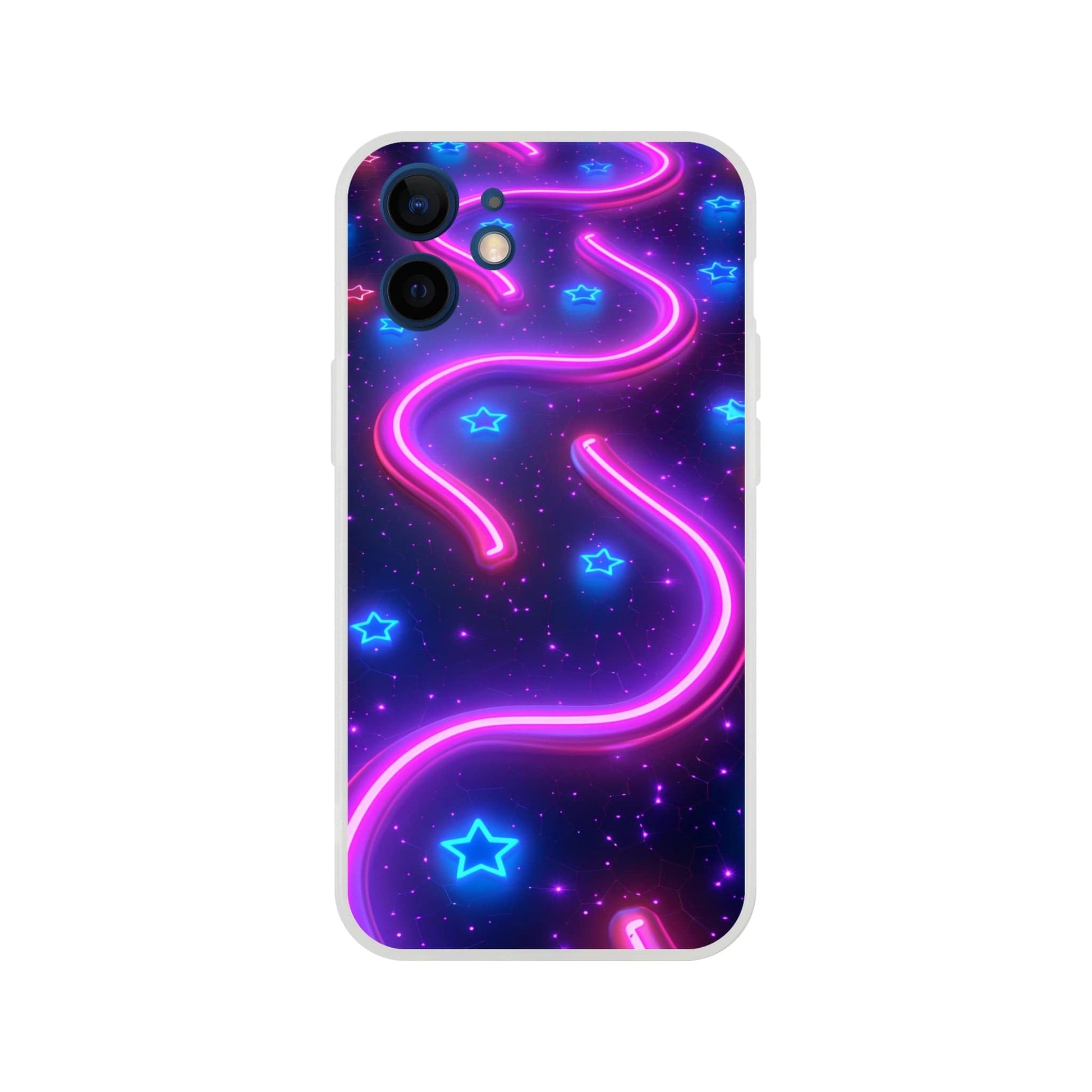 TrendyGuard Print Material Flexi case / Apple - iPhone 12 Mini Neon Pathways iPhone & Samsung Cases