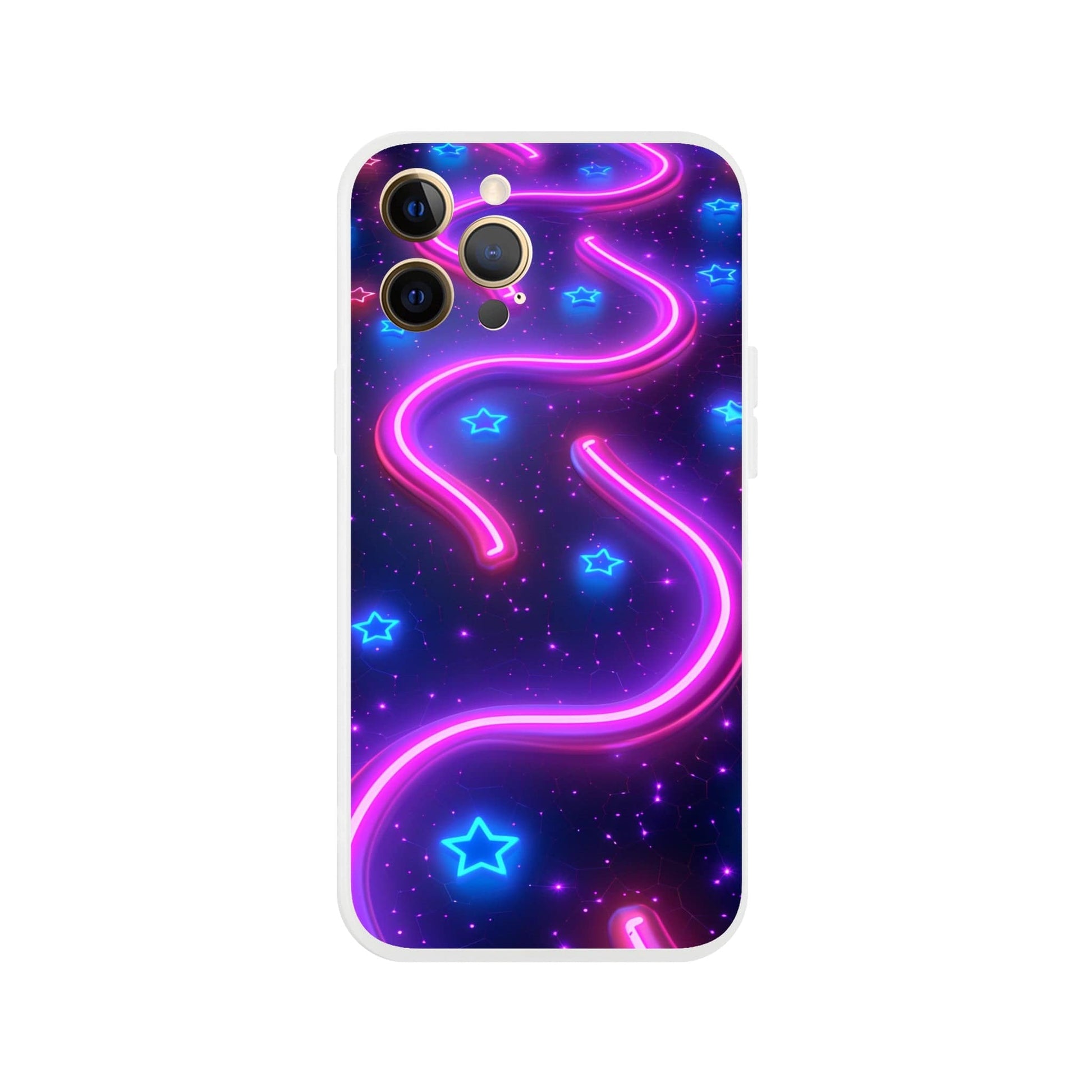TrendyGuard Print Material Flexi case / Apple - iPhone 12 Pro Max Neon Pathways iPhone & Samsung Cases
