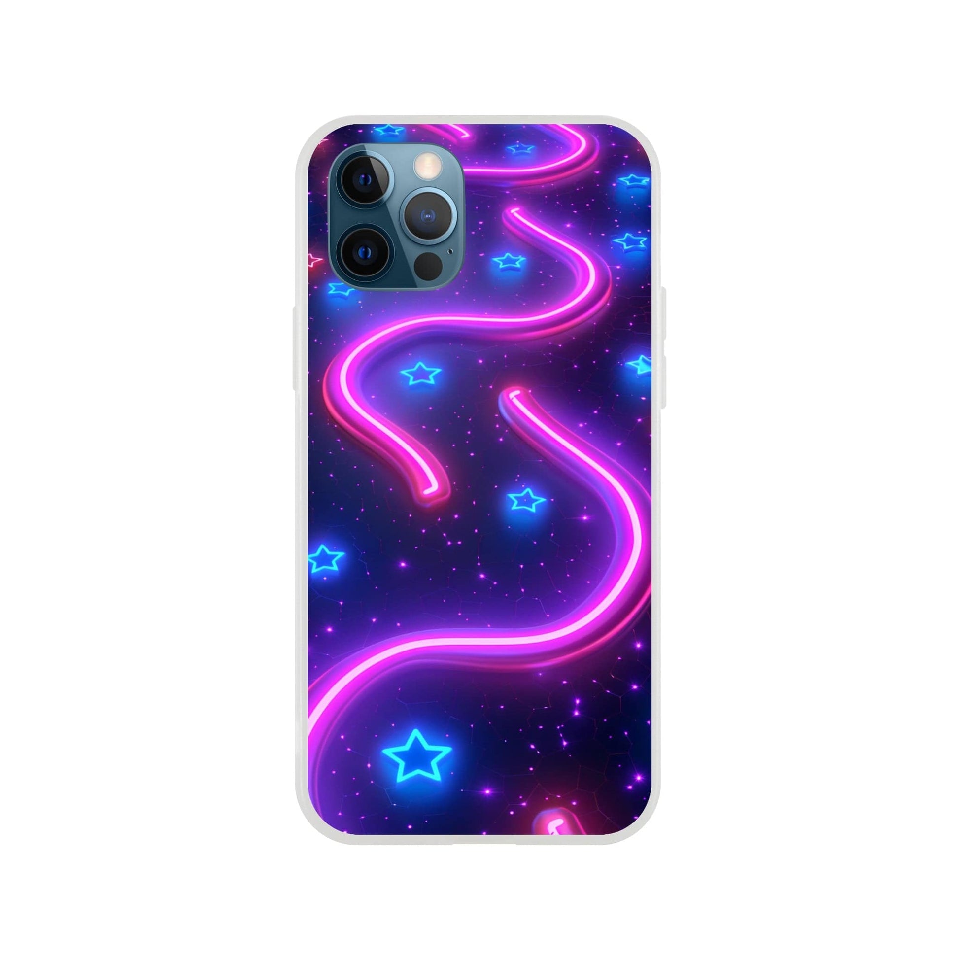 TrendyGuard Print Material Flexi case / Apple - iPhone 12 Pro Neon Pathways iPhone & Samsung Cases