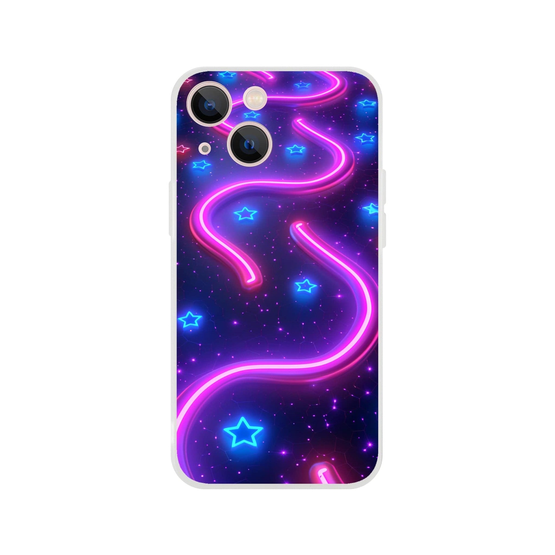 TrendyGuard Print Material Flexi case / Apple - iPhone 13 Mini Neon Pathways iPhone & Samsung Cases