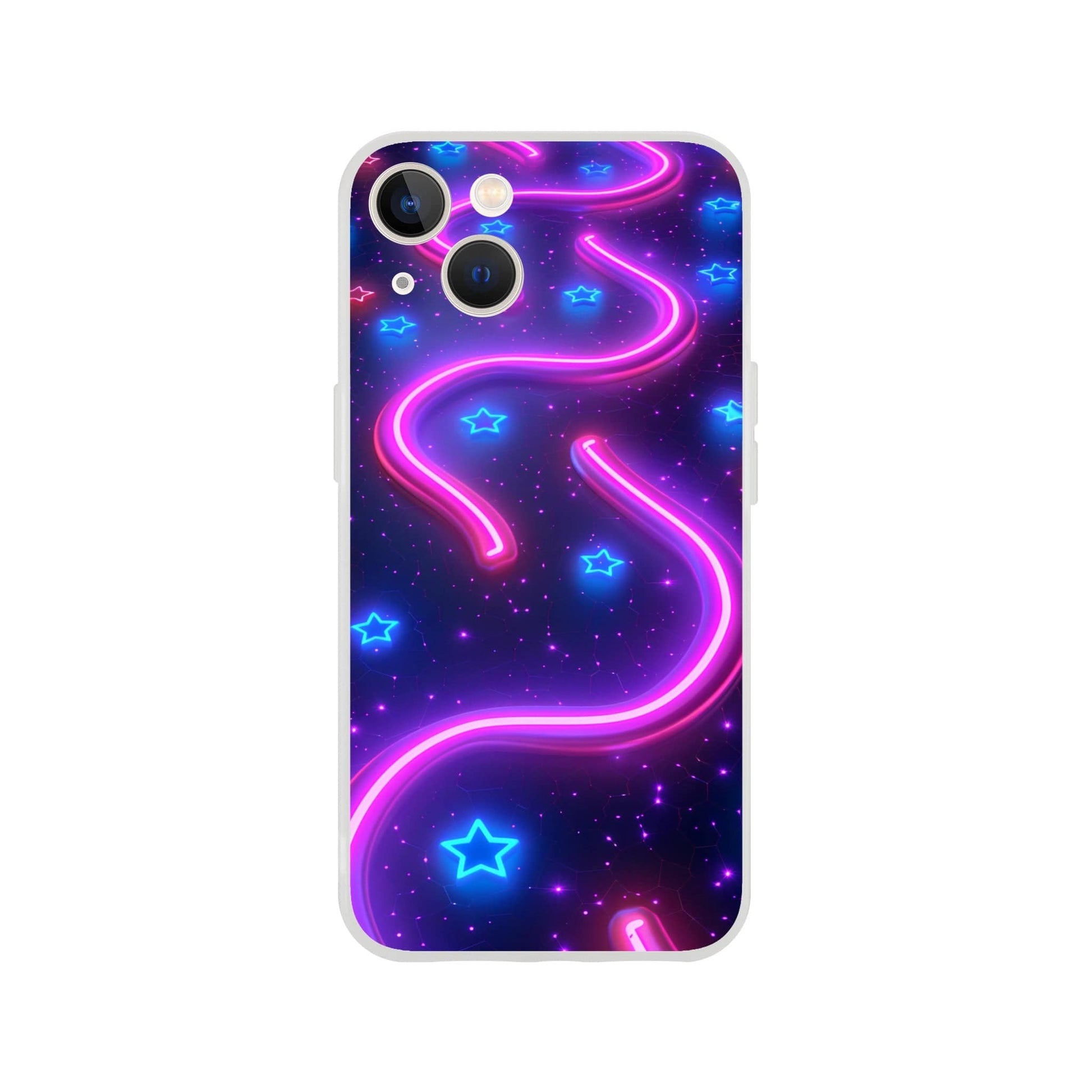 TrendyGuard Print Material Flexi case / Apple - iPhone 13 Neon Pathways iPhone & Samsung Cases