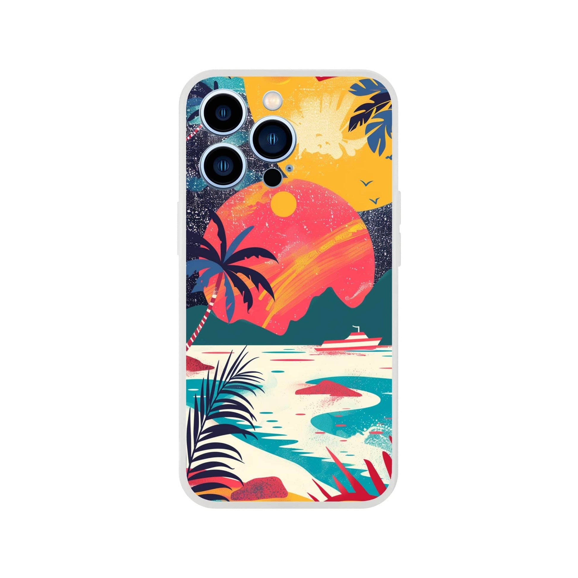 TrendyGuard Print Material Flexi case / Apple - iPhone 13 Pro Retro Sun iPhone & Samsung Cases