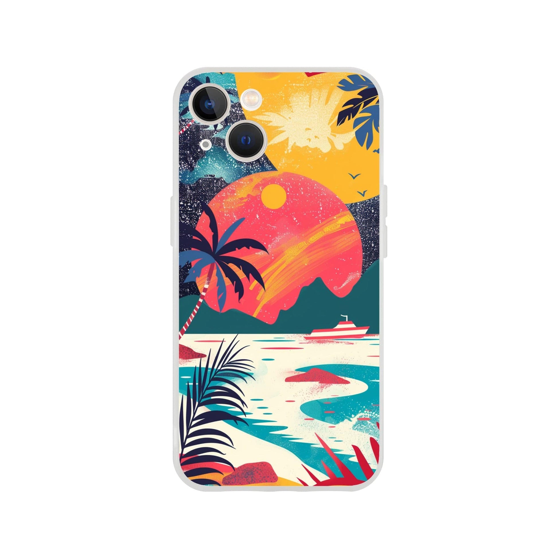 TrendyGuard Print Material Flexi case / Apple - iPhone 13 Retro Sun iPhone & Samsung Cases
