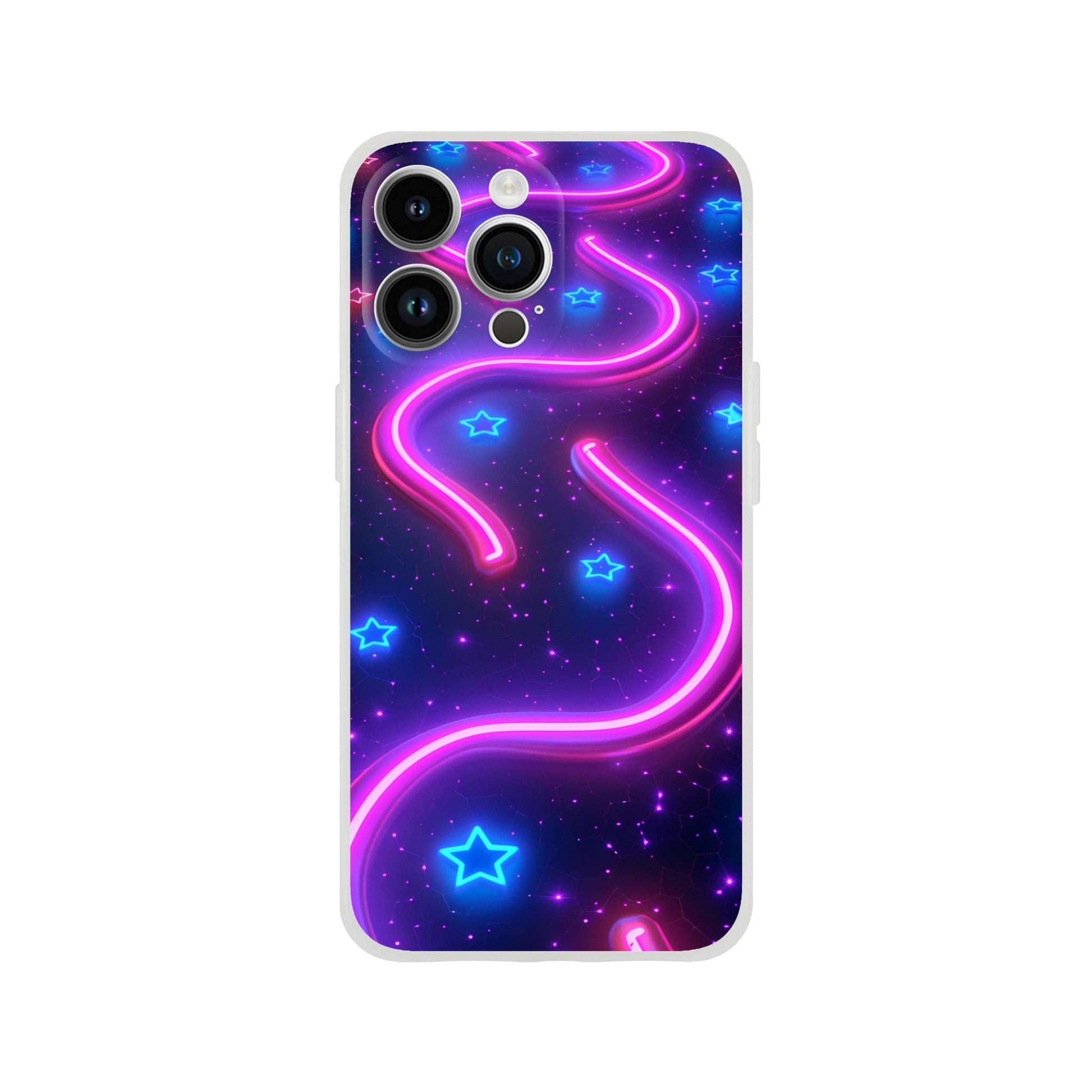 TrendyGuard Print Material Flexi case / Apple - iPhone 14 Pro Max Neon Pathways iPhone & Samsung Cases