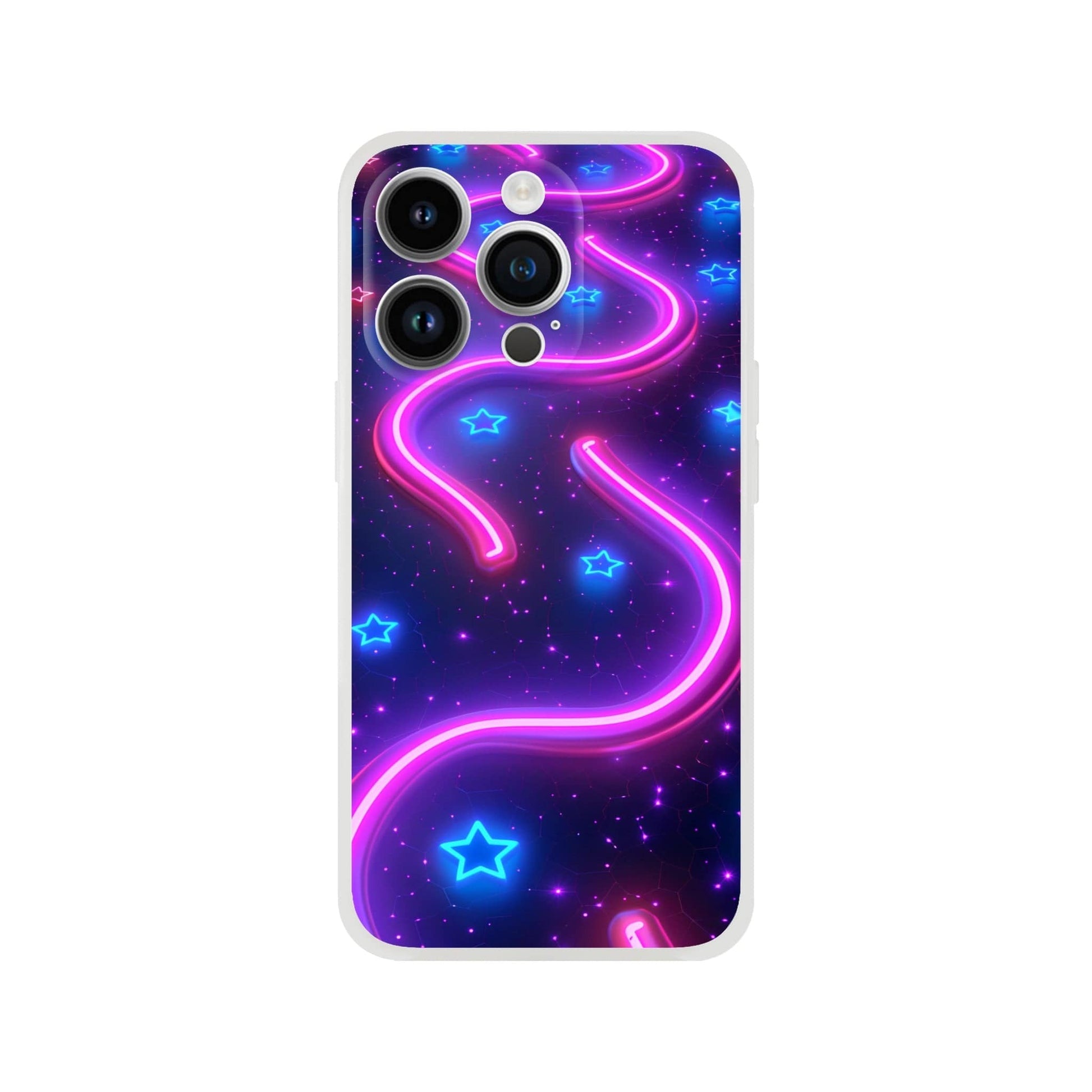 TrendyGuard Print Material Flexi case / Apple - iPhone 14 Pro Neon Pathways iPhone & Samsung Cases