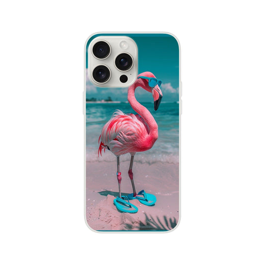 TrendyGuard Print Material Flexi case / Apple - iPhone 15 Pro Max Aruba Flamingo iPhone & Samsung Cases