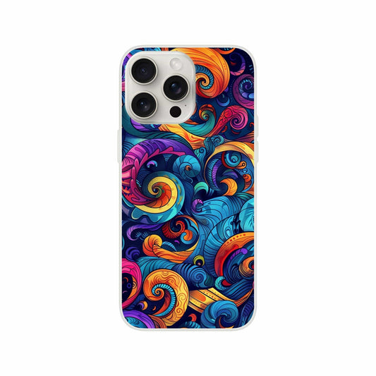 TrendyGuard Print Material Flexi case / Apple - iPhone 15 Pro Max Color Swirl iPhone & Samsung Cases
