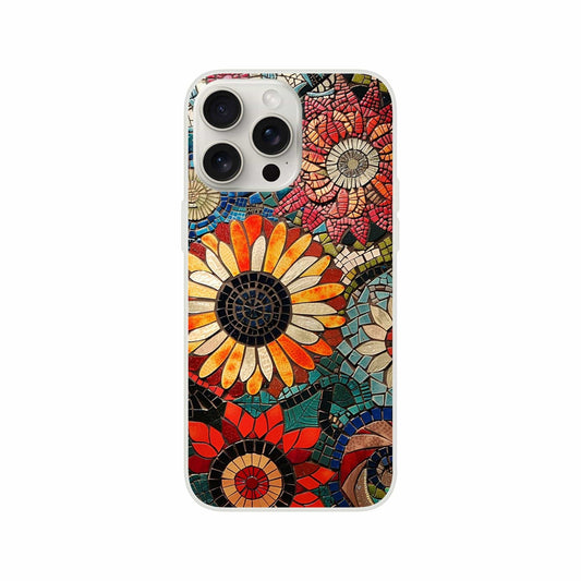 TrendyGuard Print Material Flexi case / Apple - iPhone 15 Pro Max Floral Garden Tile iPhone & Samsung Cases