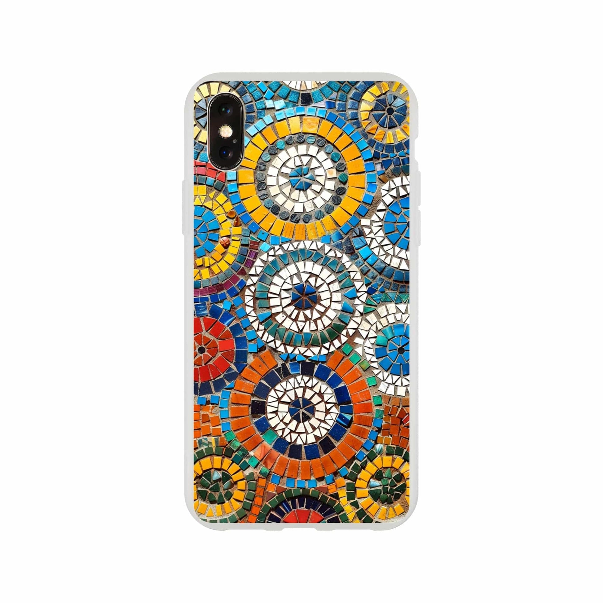 TrendyGuard Print Material Flexi case / Apple - iPhone X Color Tiles iPhone & Samsung Cases