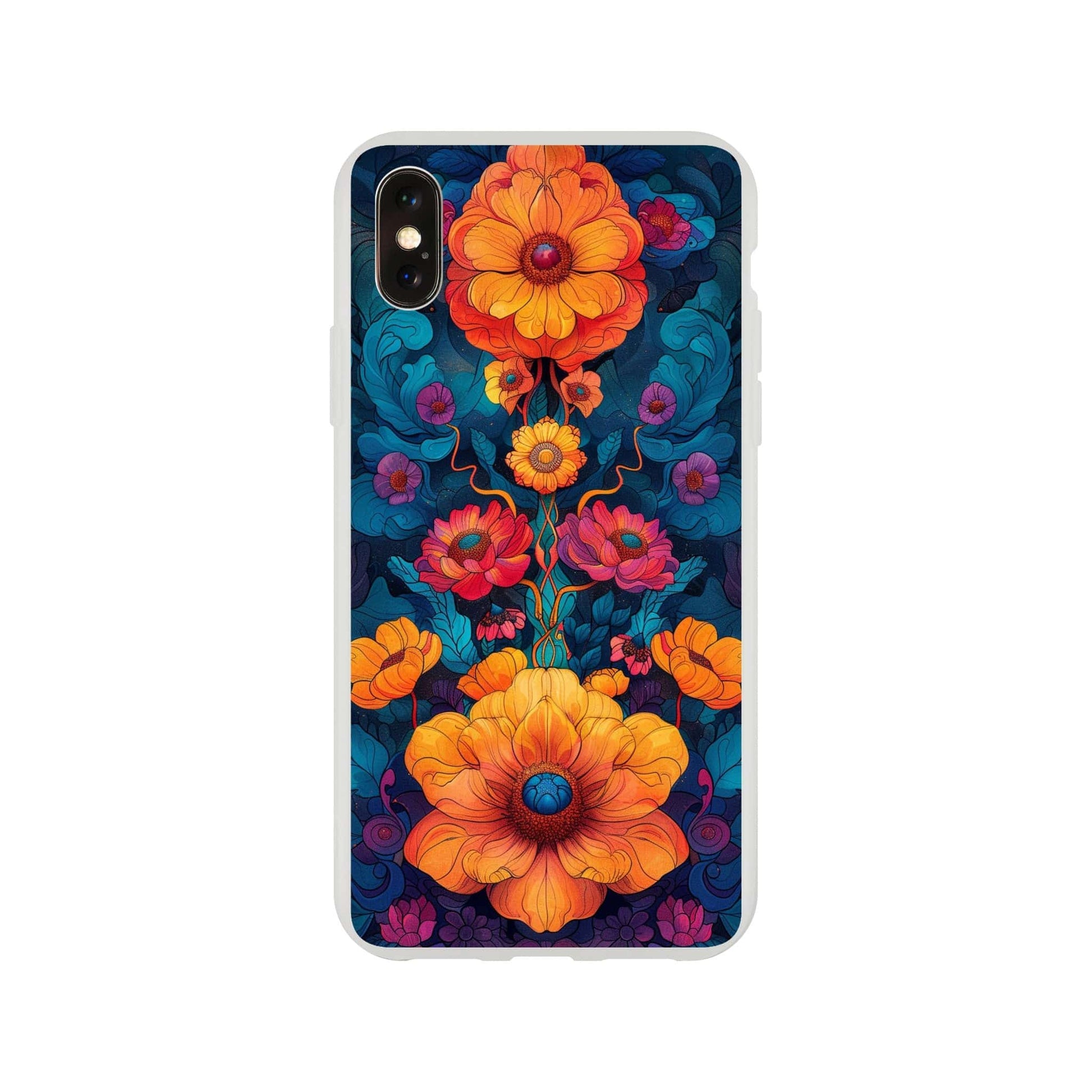 TrendyGuard Print Material Flexi case / Apple - iPhone X Flower Power iPhone & Samsung Cases