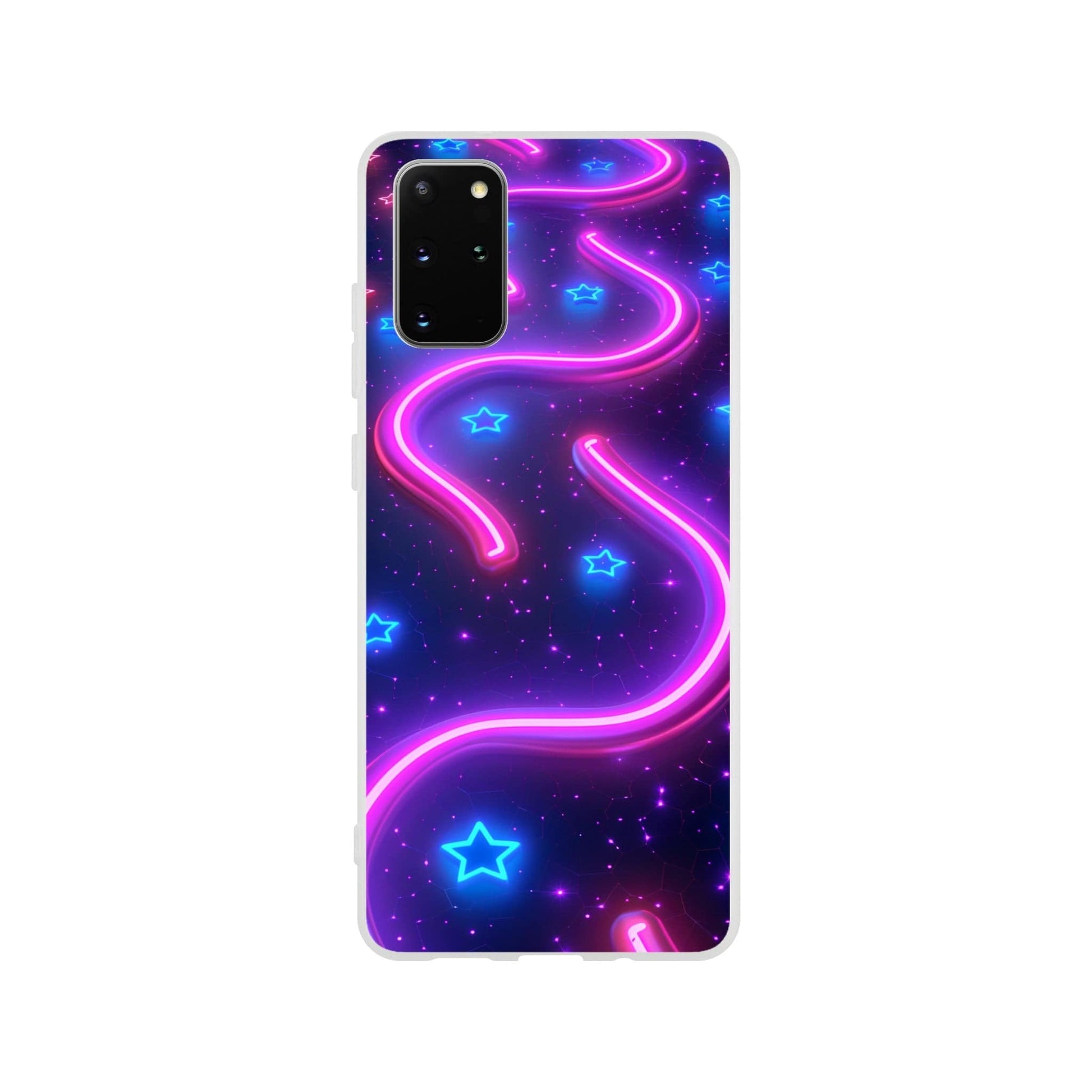 TrendyGuard Print Material Flexi case / Samsung - Galaxy S20 Plus Neon Pathways iPhone & Samsung Cases