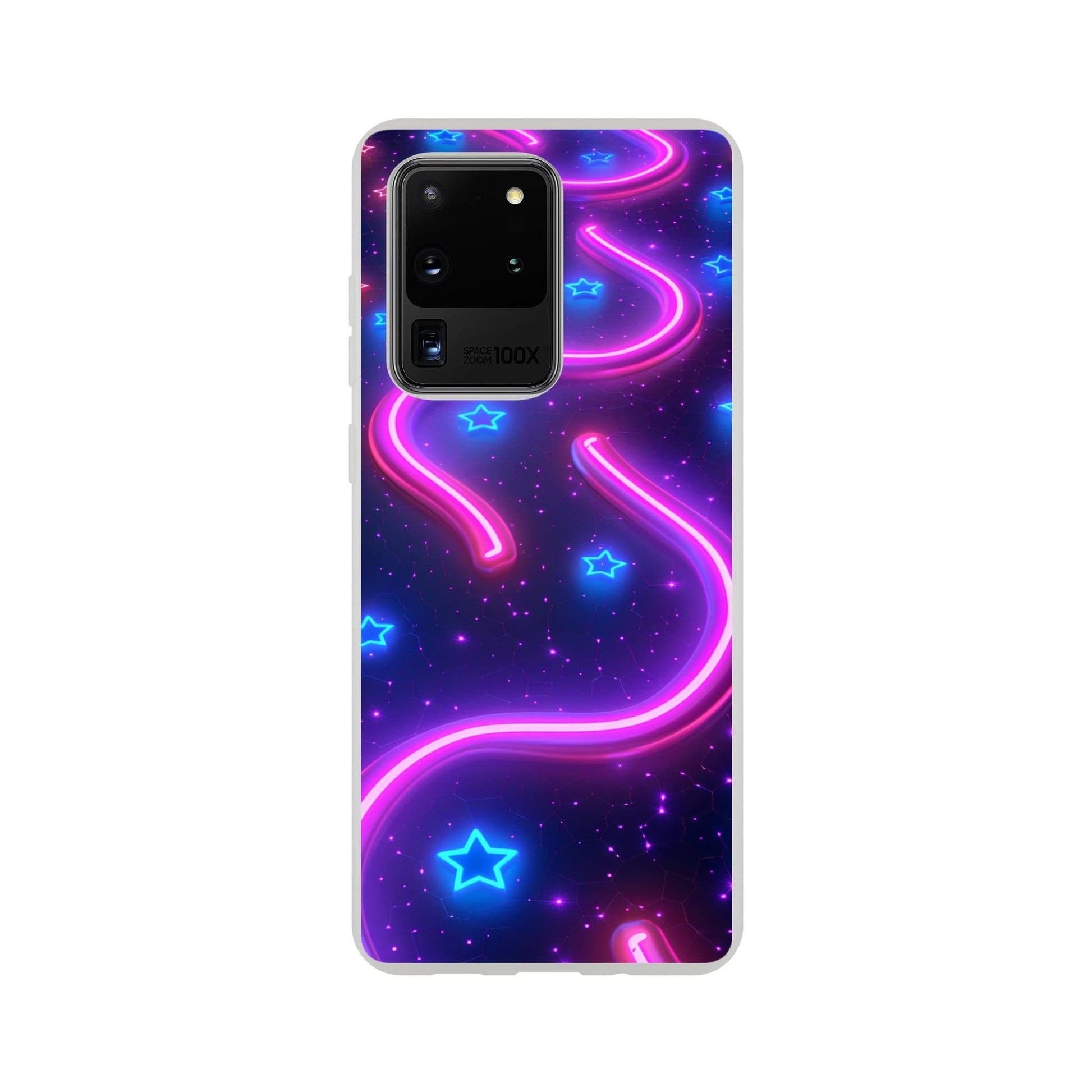 TrendyGuard Print Material Flexi case / Samsung - Galaxy S20 Ultra Neon Pathways iPhone & Samsung Cases