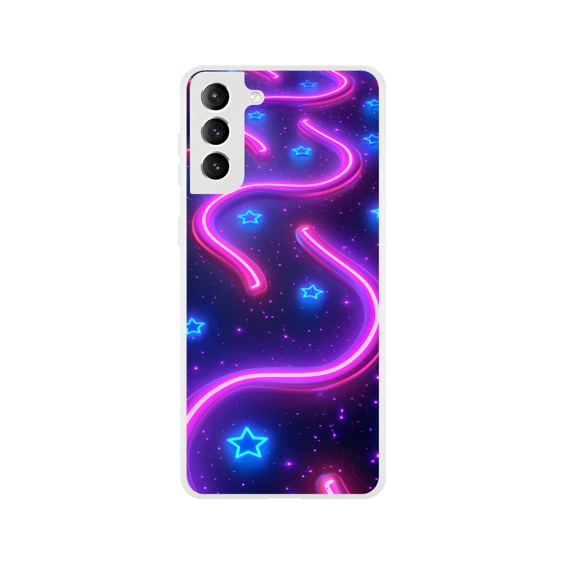 TrendyGuard Print Material Flexi case / Samsung - Galaxy S21 Plus Neon Pathways iPhone & Samsung Cases