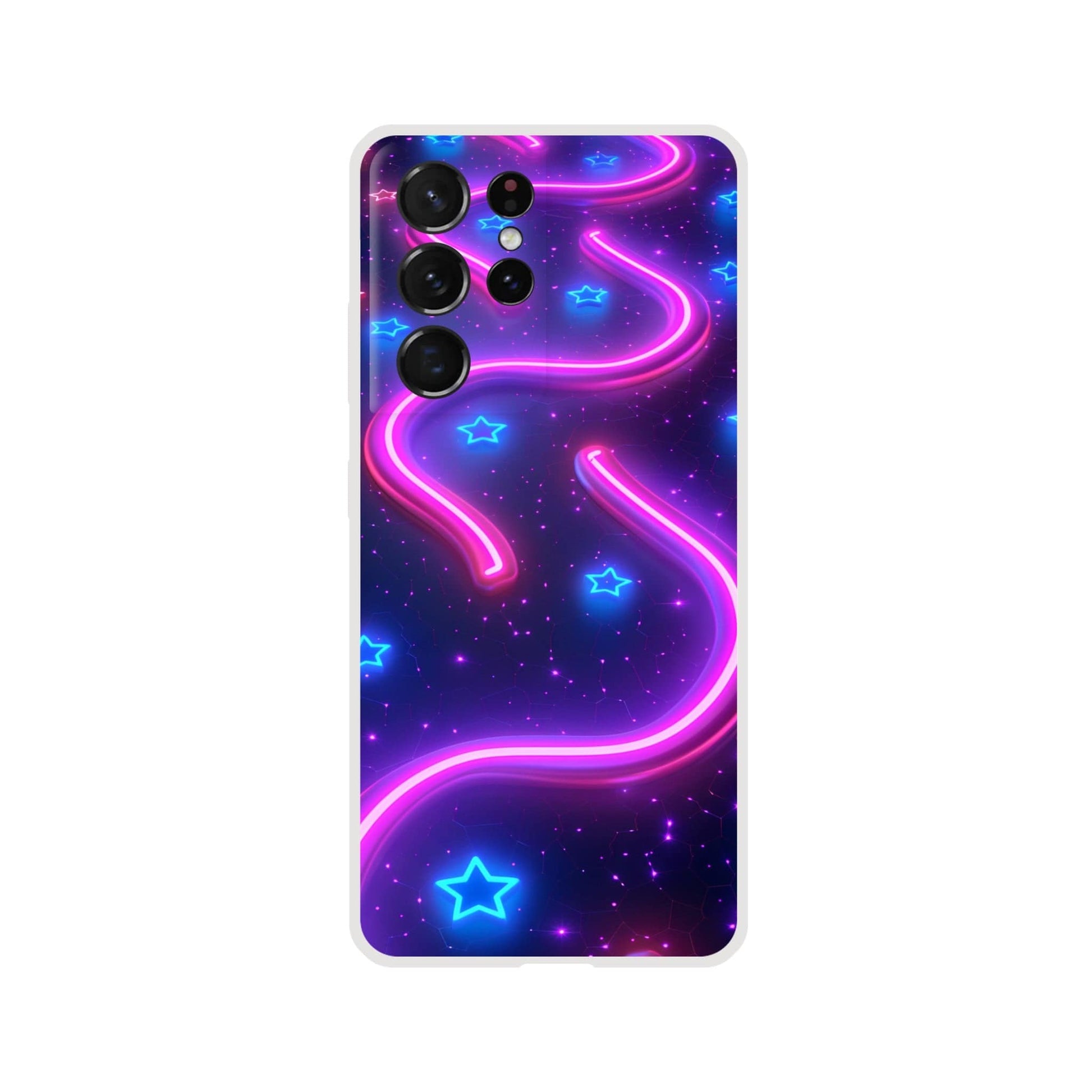 TrendyGuard Print Material Flexi case / Samsung - Galaxy S21 Ultra Neon Pathways iPhone & Samsung Cases