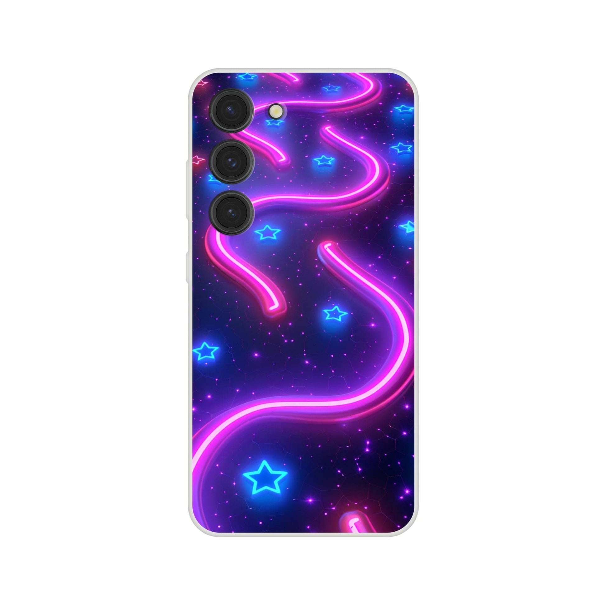 TrendyGuard Print Material Flexi case / Samsung - Galaxy S23 Neon Pathways iPhone & Samsung Cases