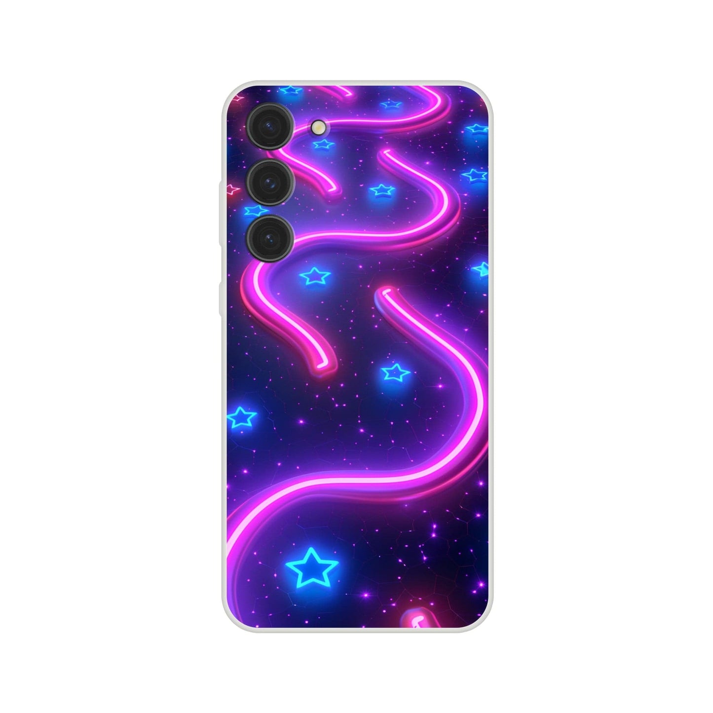 TrendyGuard Print Material Flexi case / Samsung - Galaxy S23 Plus Neon Pathways iPhone & Samsung Cases