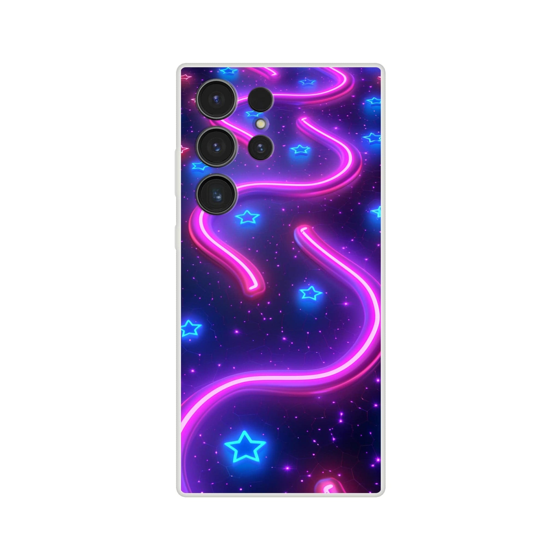 TrendyGuard Print Material Flexi case / Samsung - Galaxy S23 Ultra Neon Pathways iPhone & Samsung Cases