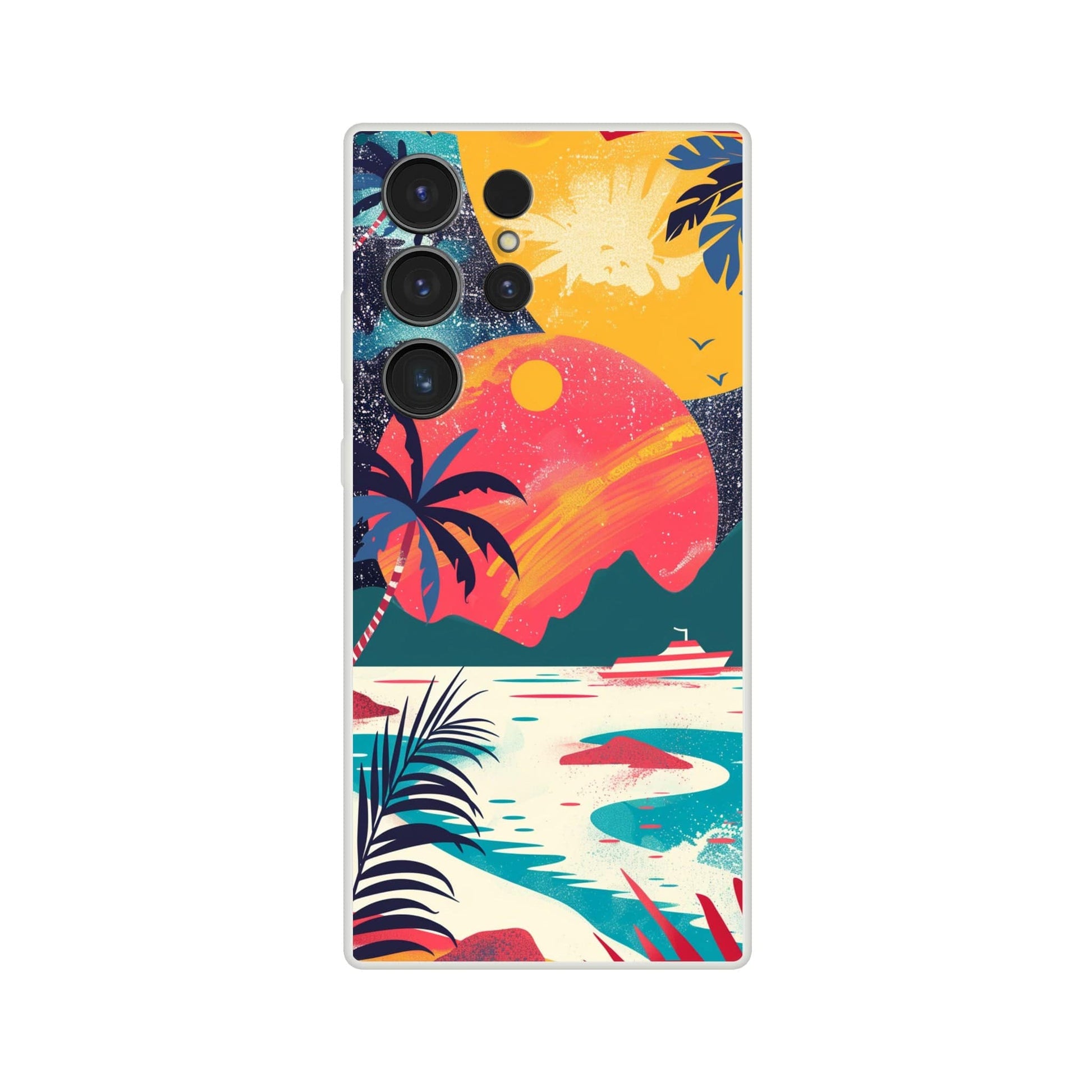 TrendyGuard Print Material Flexi case / Samsung - Galaxy S23 Ultra Retro Sun iPhone & Samsung Cases