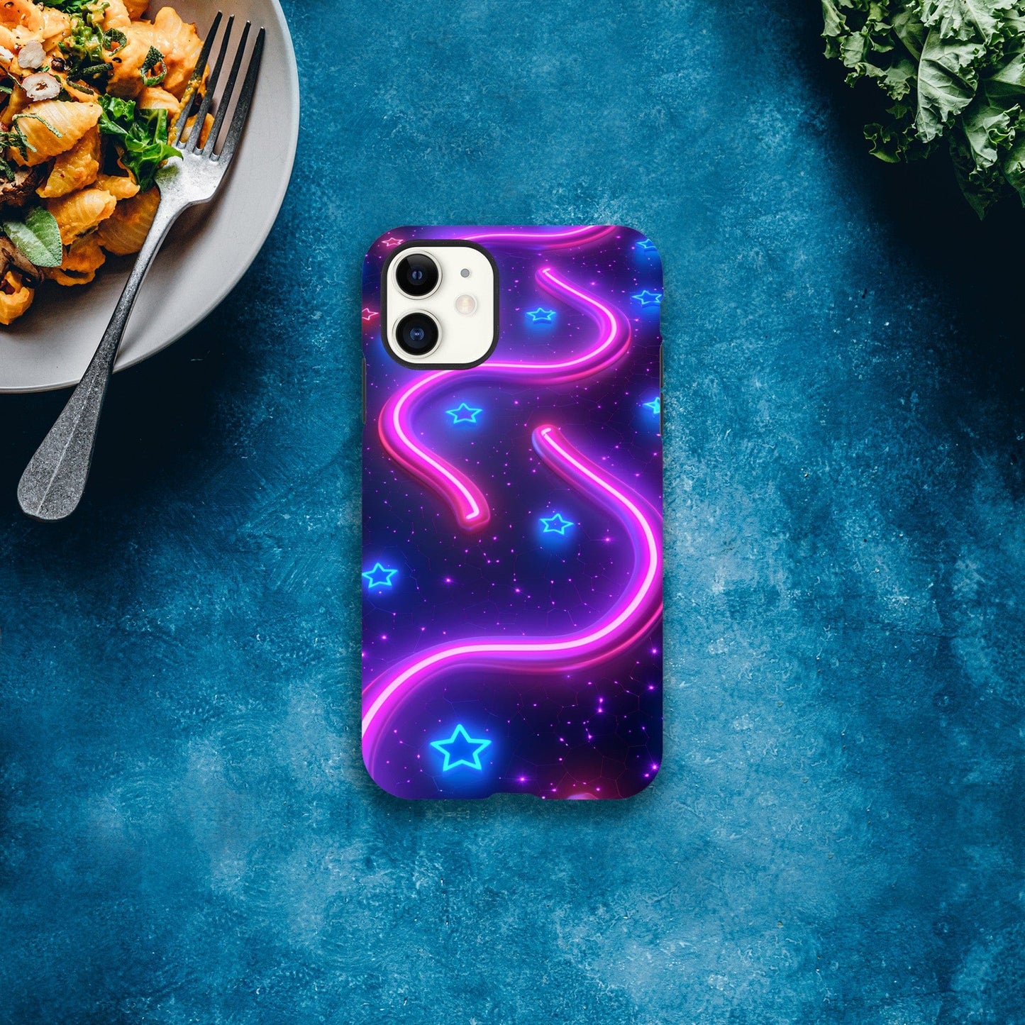 TrendyGuard Print Material Tough case / Apple - iPhone 11 Neon Pathways iPhone & Samsung Cases