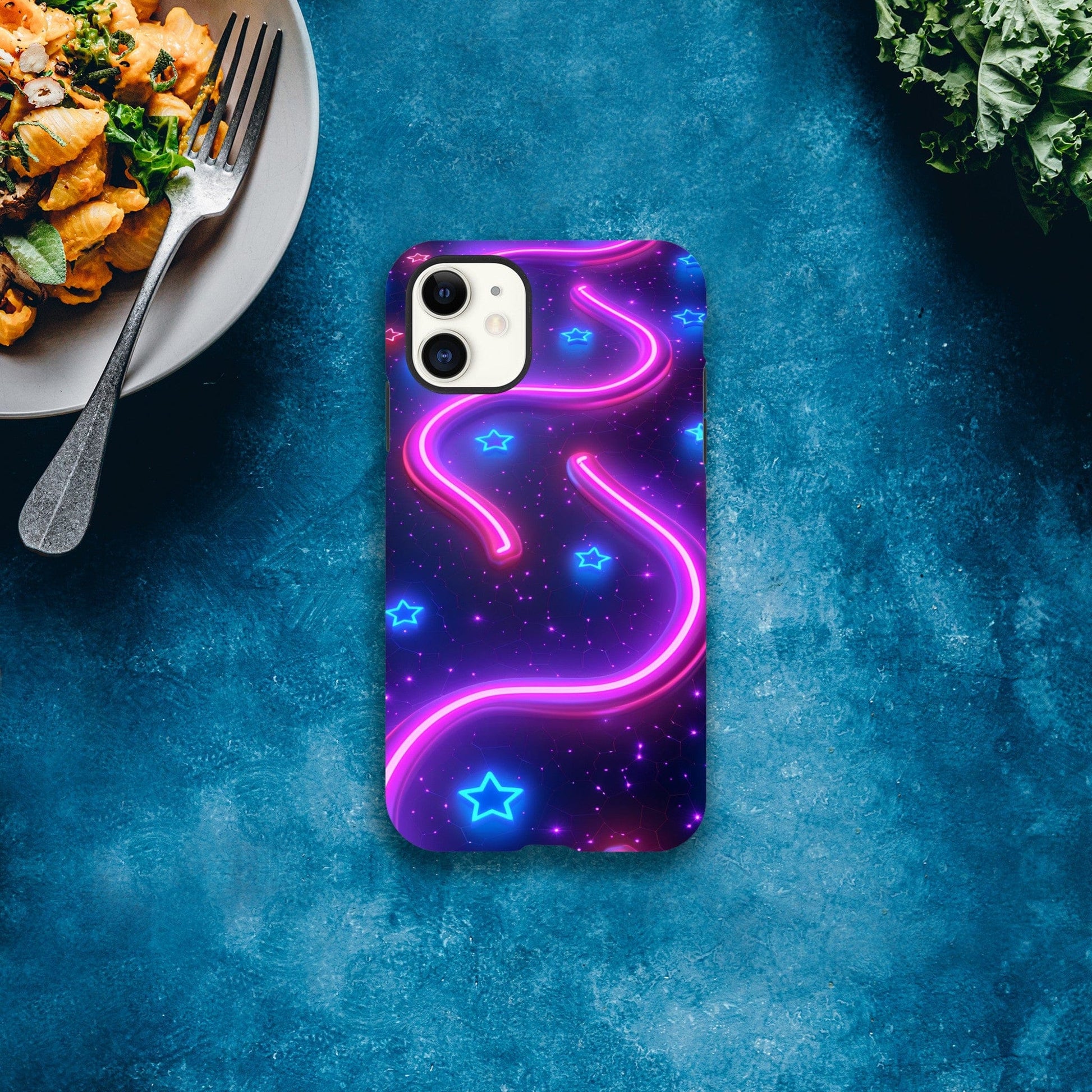 TrendyGuard Print Material Tough case / Apple - iPhone 11 Neon Pathways iPhone & Samsung Cases