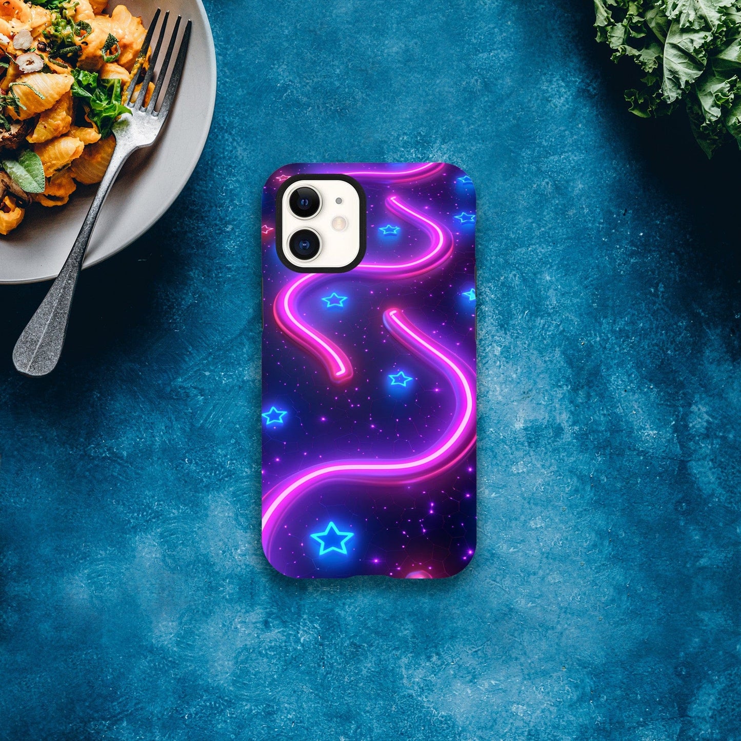 TrendyGuard Print Material Tough case / Apple - iPhone 12 Mini Neon Pathways iPhone & Samsung Cases