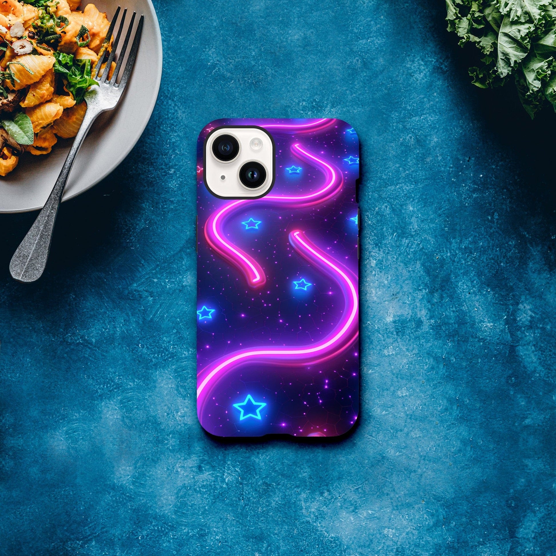 TrendyGuard Print Material Tough case / Apple - iPhone 14 Neon Pathways iPhone & Samsung Cases