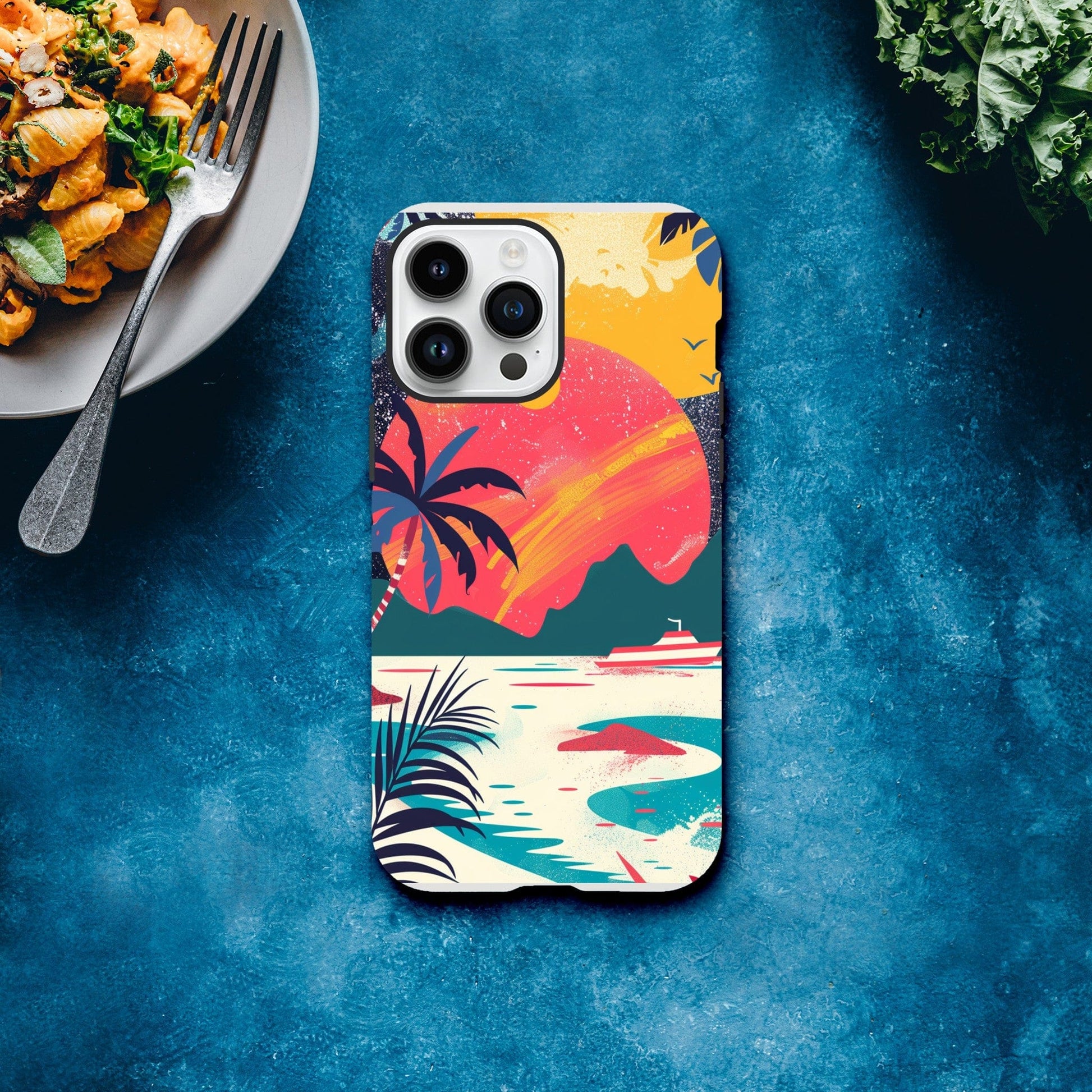 TrendyGuard Print Material Tough case / Apple - iPhone 14 Pro Max Retro Sun iPhone & Samsung Cases