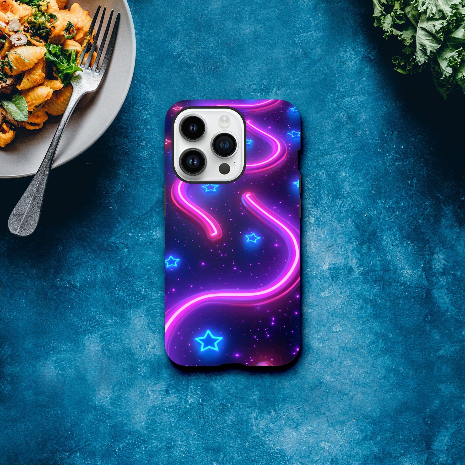 TrendyGuard Print Material Tough case / Apple - iPhone 14 Pro Neon Pathways iPhone & Samsung Cases